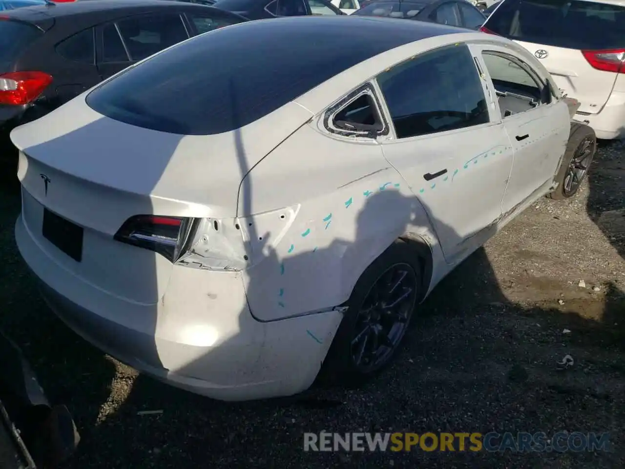 4 Photograph of a damaged car 5YJ3E1EA3LF800075 TESLA MODEL 3 2020