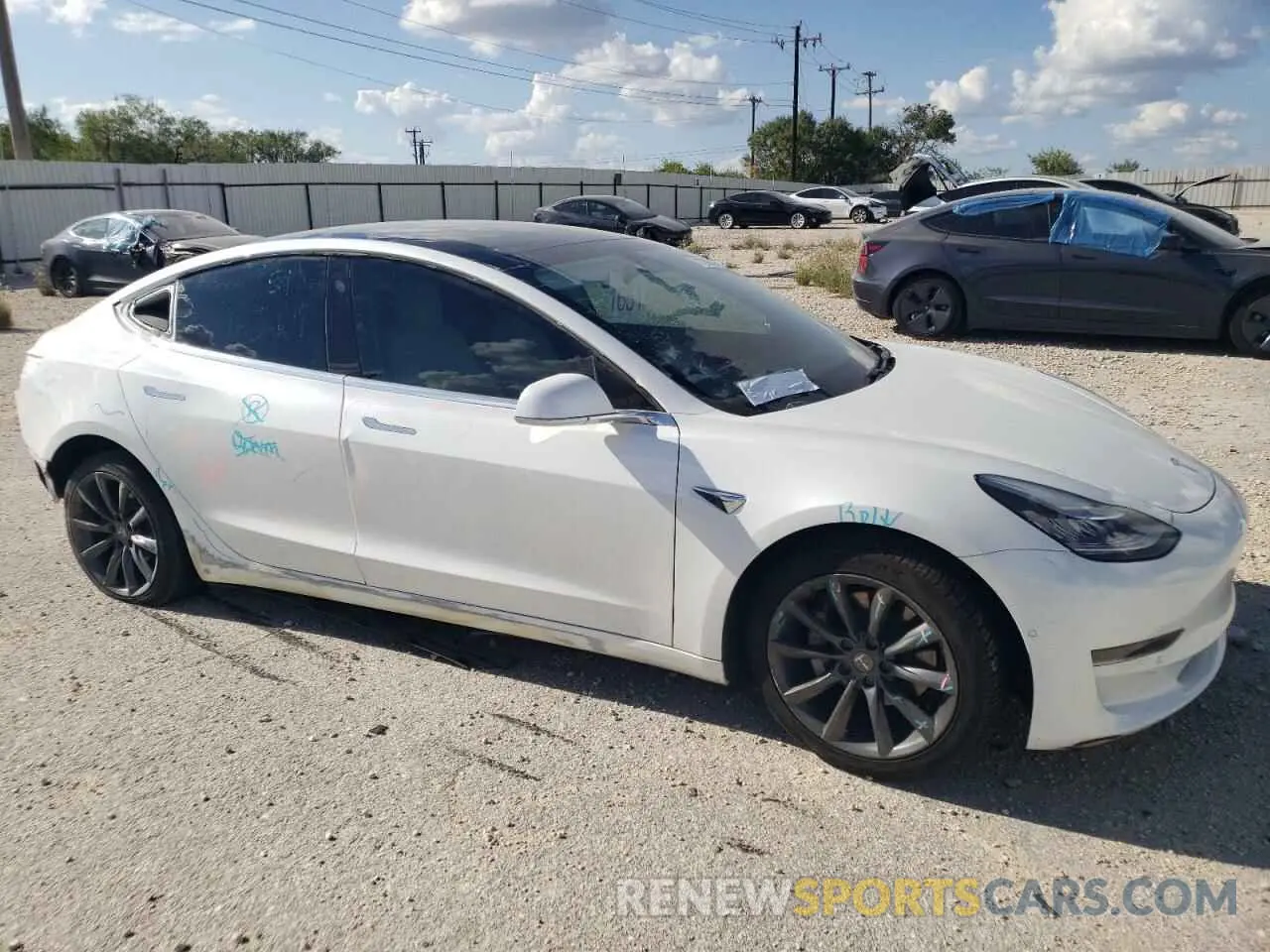 4 Photograph of a damaged car 5YJ3E1EA3LF804966 TESLA MODEL 3 2020