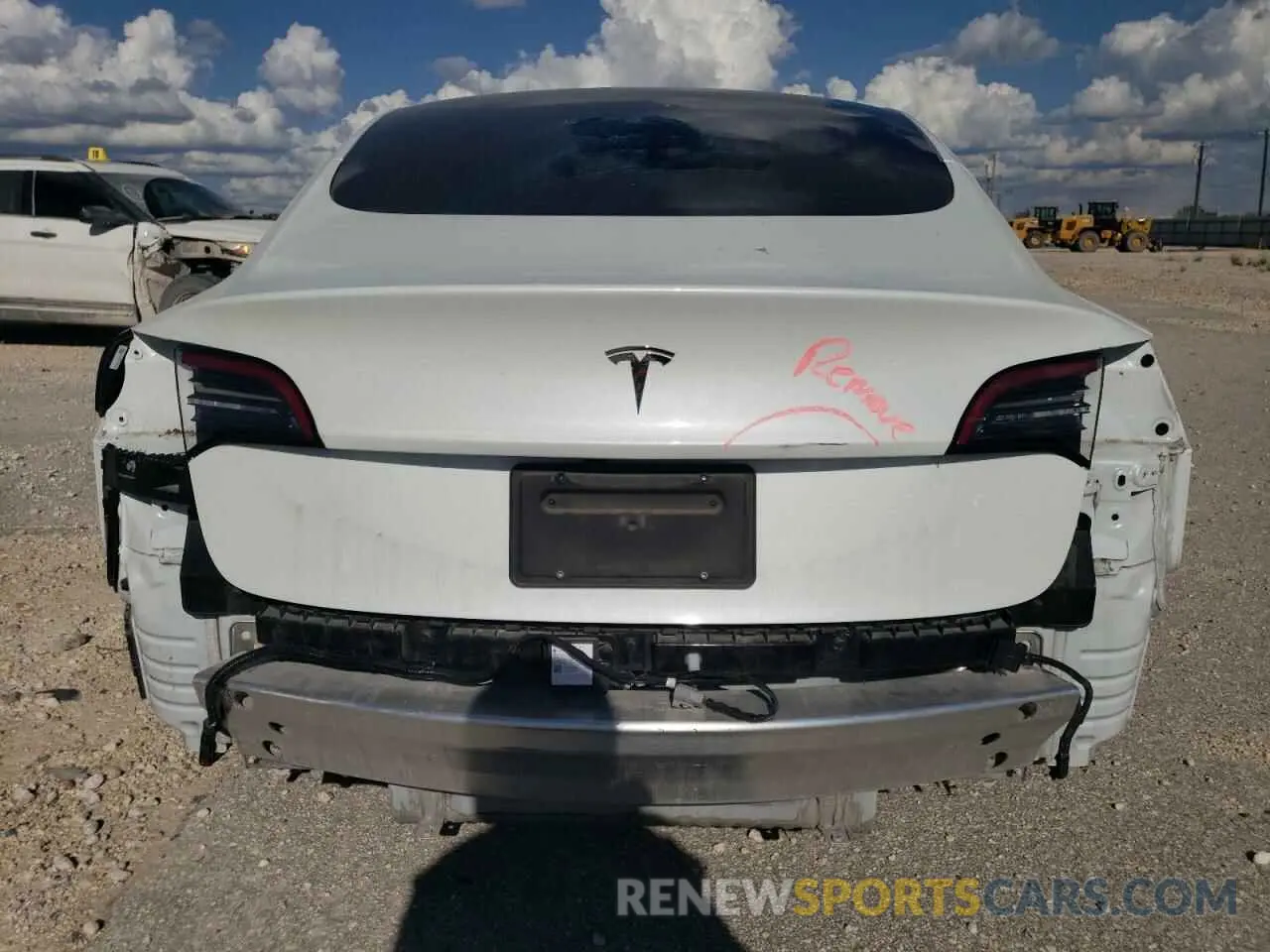 6 Photograph of a damaged car 5YJ3E1EA3LF804966 TESLA MODEL 3 2020