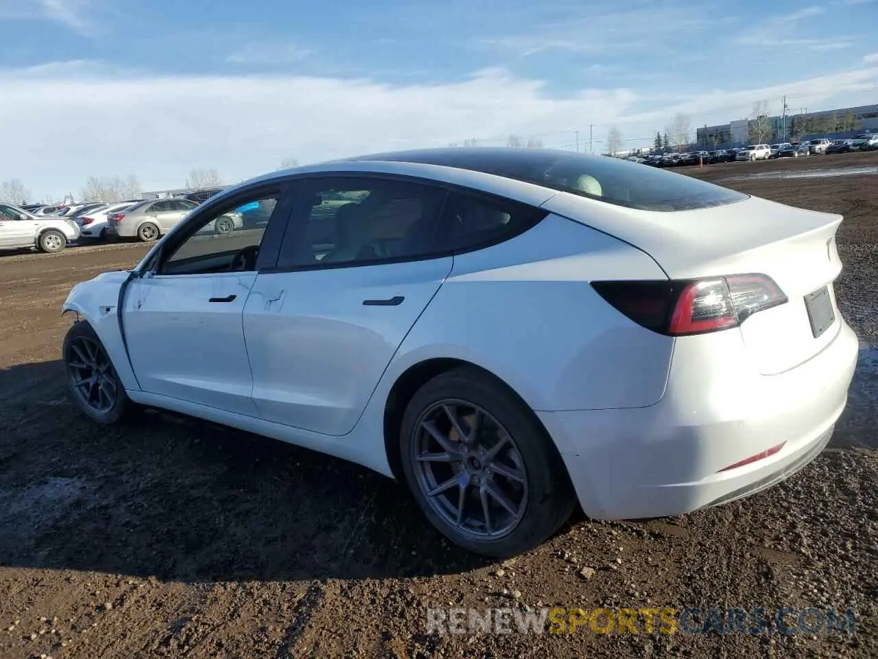 2 Photograph of a damaged car 5YJ3E1EA3NF361026 TESLA MODEL 3 2020