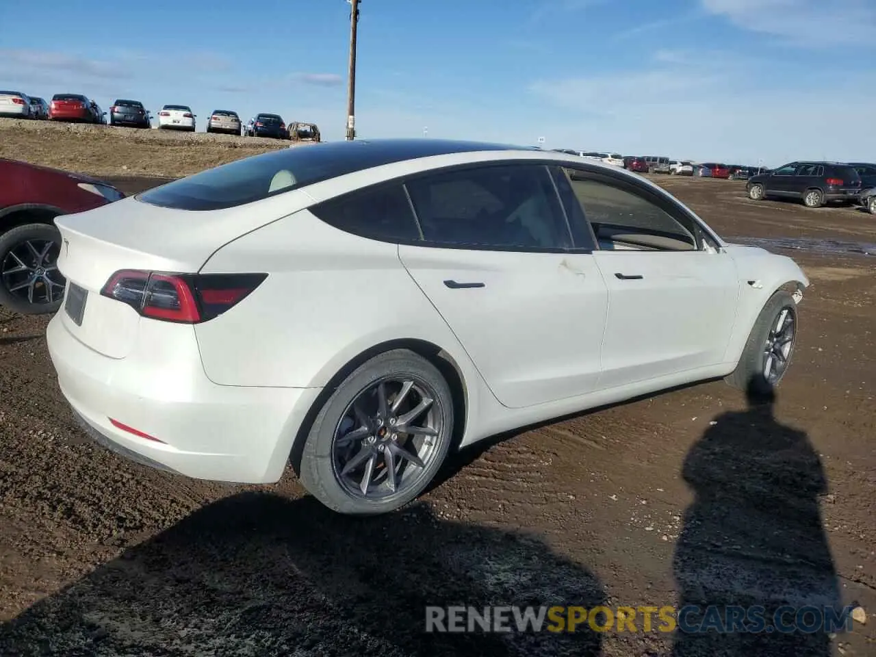 3 Photograph of a damaged car 5YJ3E1EA3NF361026 TESLA MODEL 3 2020