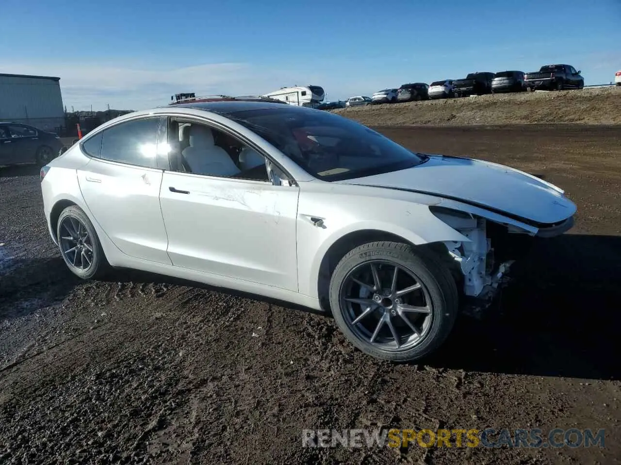 4 Photograph of a damaged car 5YJ3E1EA3NF361026 TESLA MODEL 3 2020