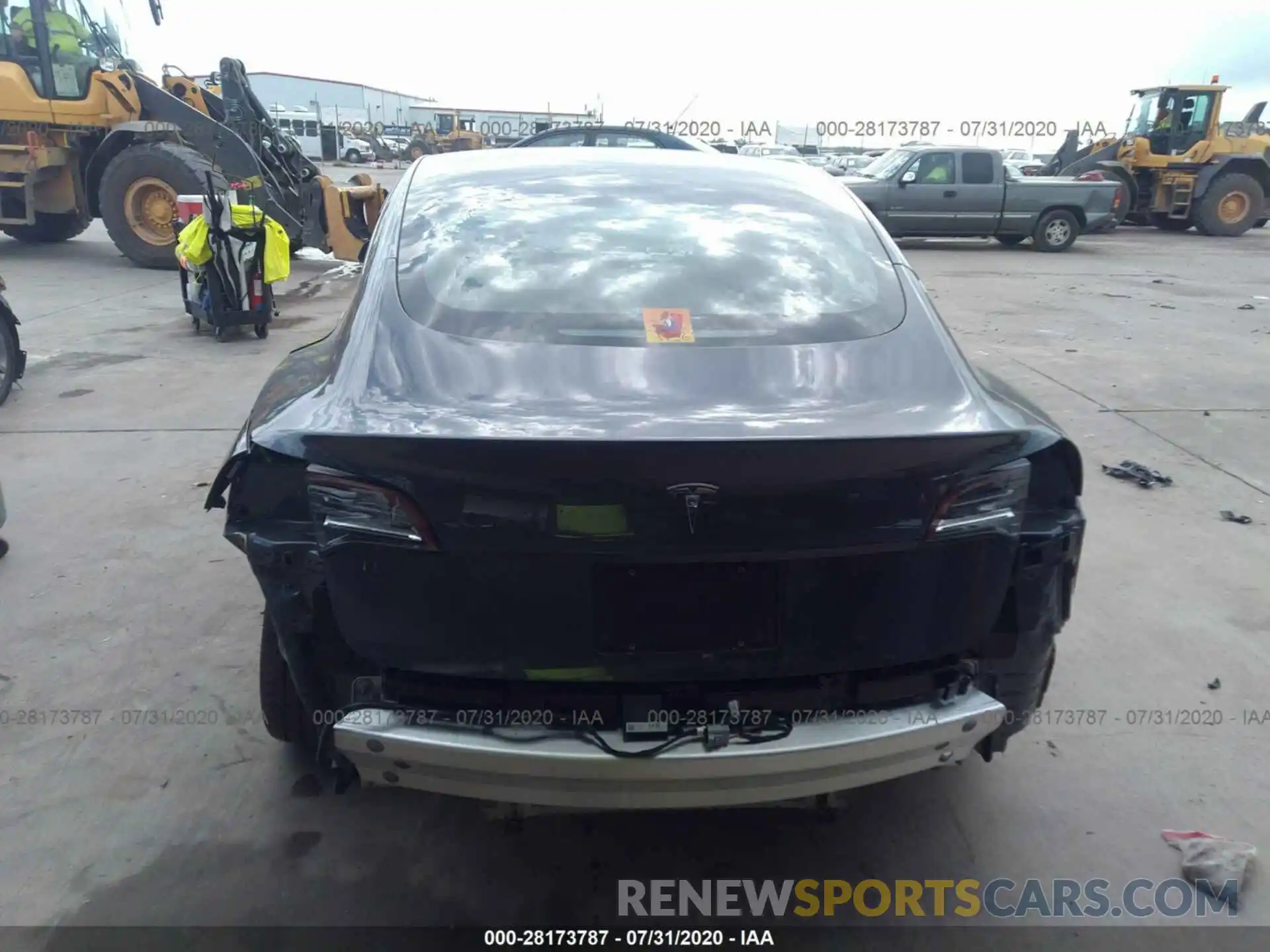 6 Photograph of a damaged car 5YJ3E1EA4LF495928 TESLA MODEL 3 2020