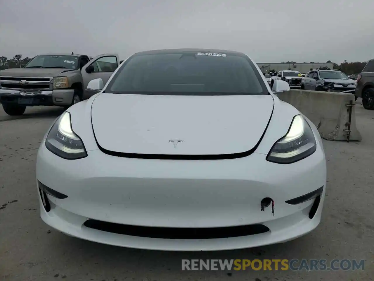 5 Photograph of a damaged car 5YJ3E1EA4LF504790 TESLA MODEL 3 2020