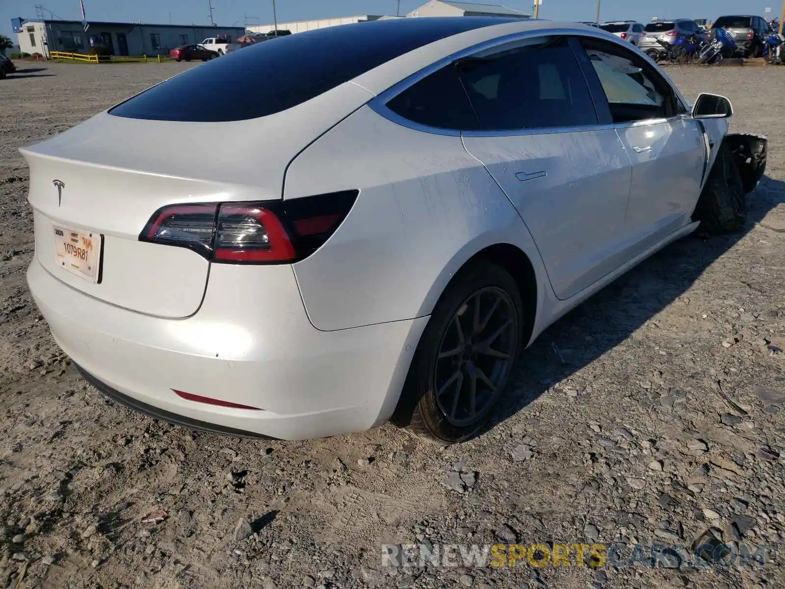 4 Photograph of a damaged car 5YJ3E1EA4LF597830 TESLA MODEL 3 2020