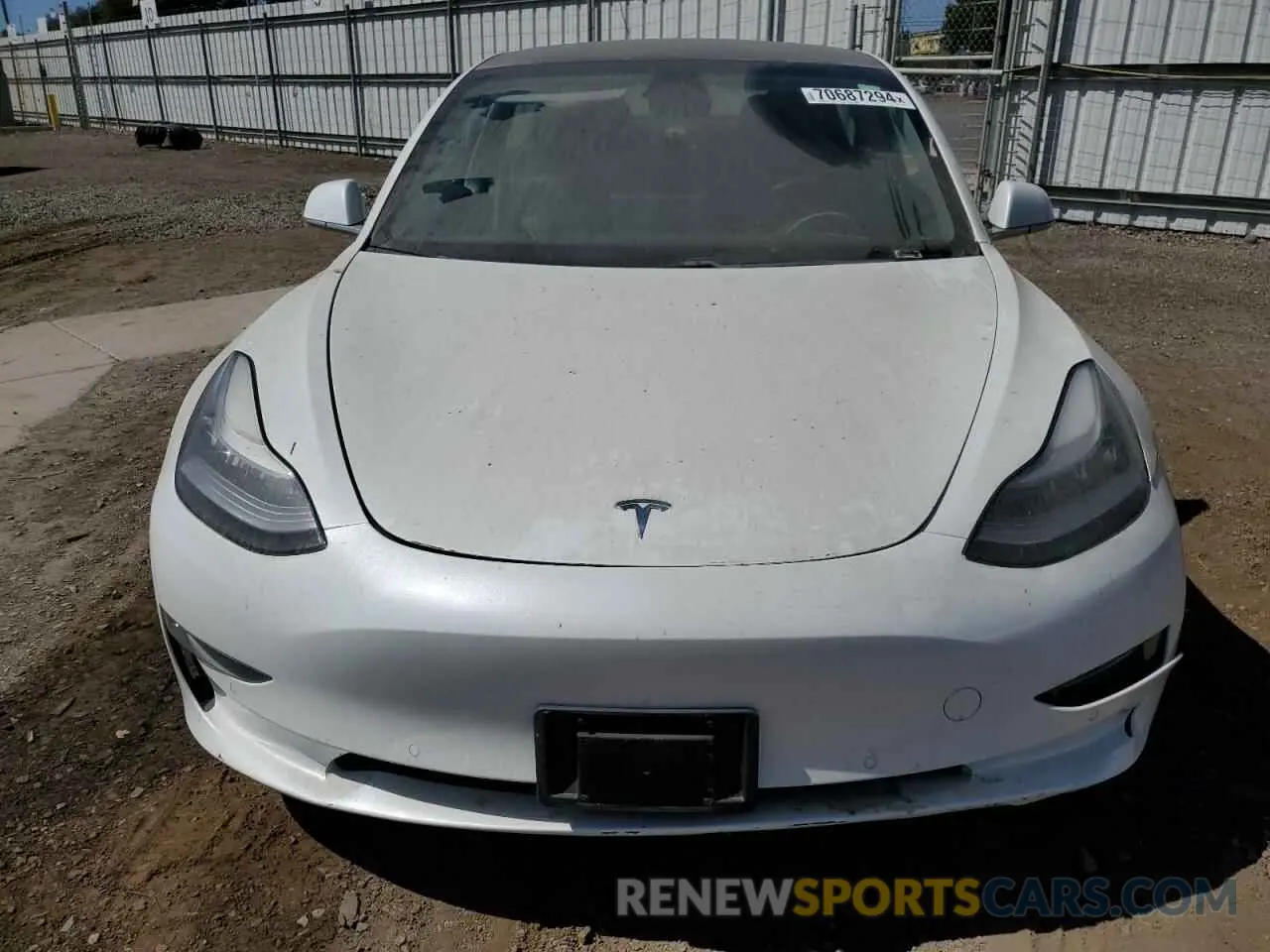 5 Photograph of a damaged car 5YJ3E1EA4LF614741 TESLA MODEL 3 2020