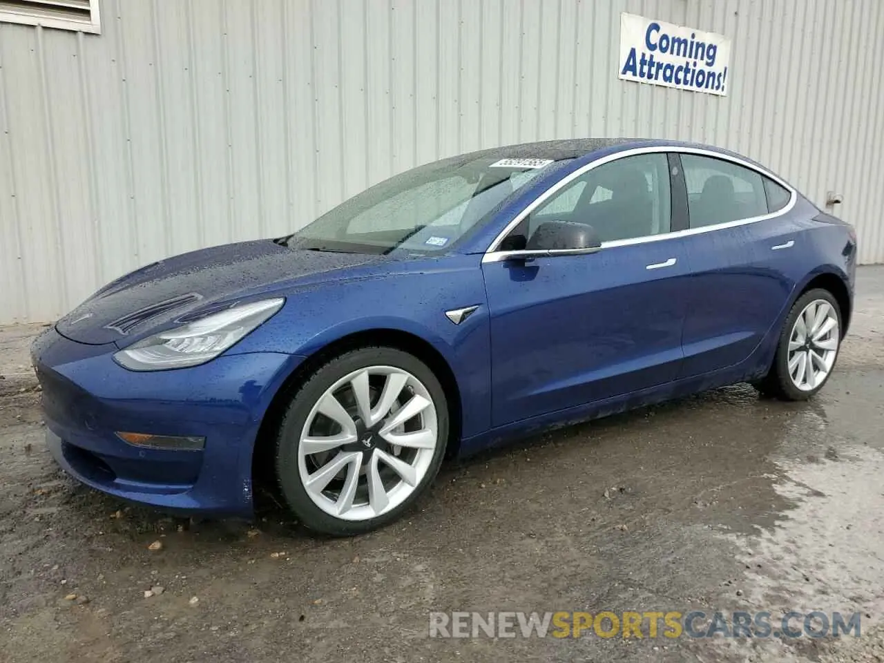 1 Photograph of a damaged car 5YJ3E1EA4LF645858 TESLA MODEL 3 2020