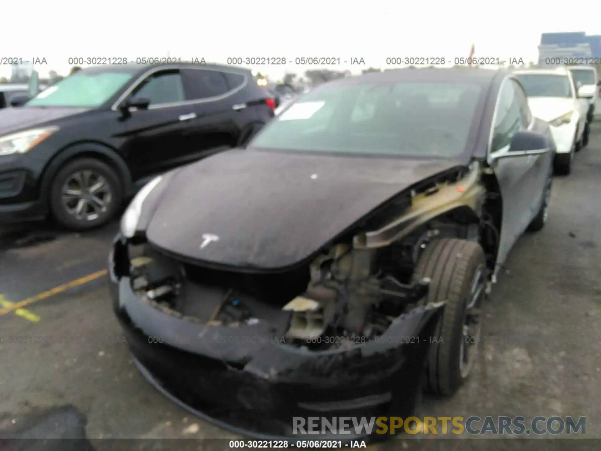 6 Photograph of a damaged car 5YJ3E1EA4LF657640 TESLA MODEL 3 2020