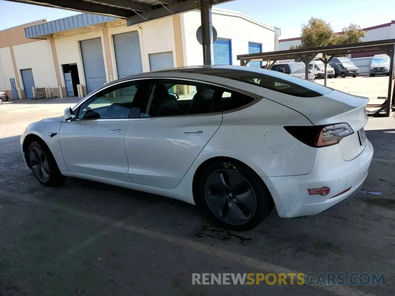 2 Photograph of a damaged car 5YJ3E1EA4LF740159 TESLA MODEL 3 2020