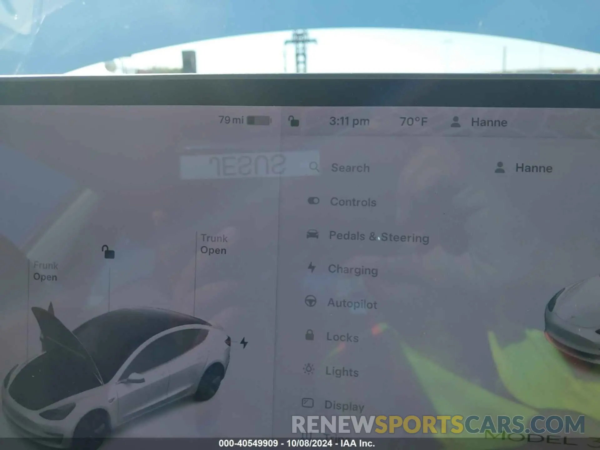 16 Photograph of a damaged car 5YJ3E1EA4LF745071 TESLA MODEL 3 2020