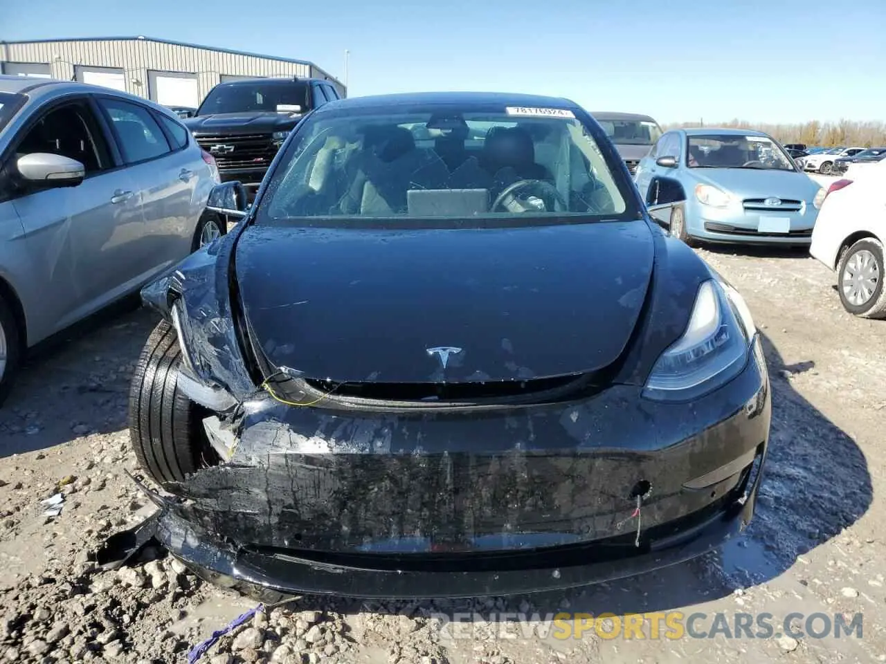 5 Photograph of a damaged car 5YJ3E1EA4LF745474 TESLA MODEL 3 2020
