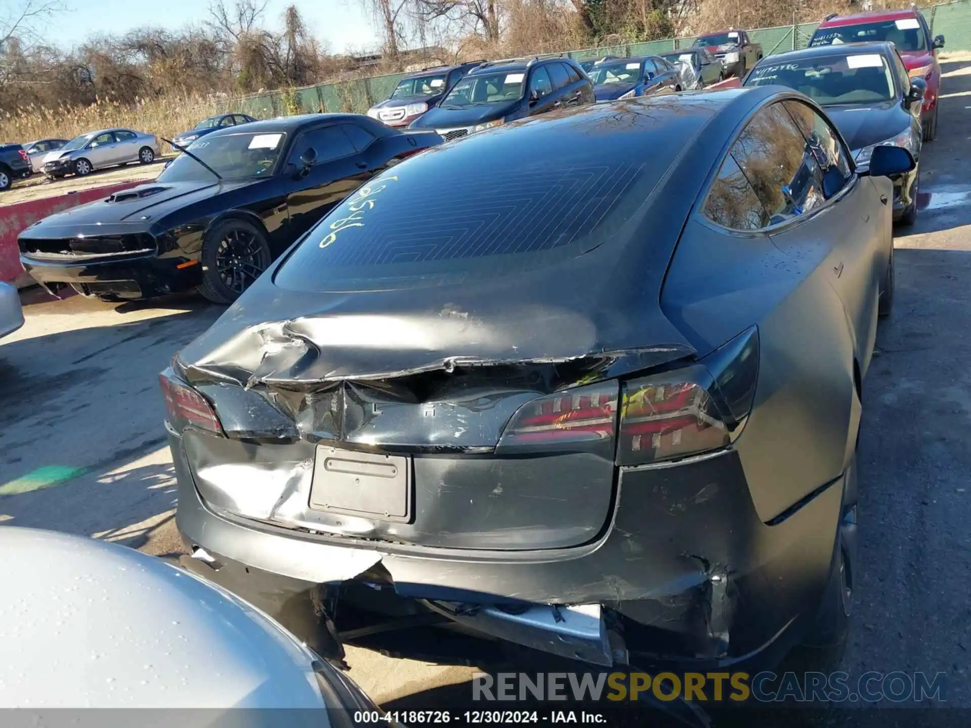 6 Photograph of a damaged car 5YJ3E1EA4LF745491 TESLA MODEL 3 2020