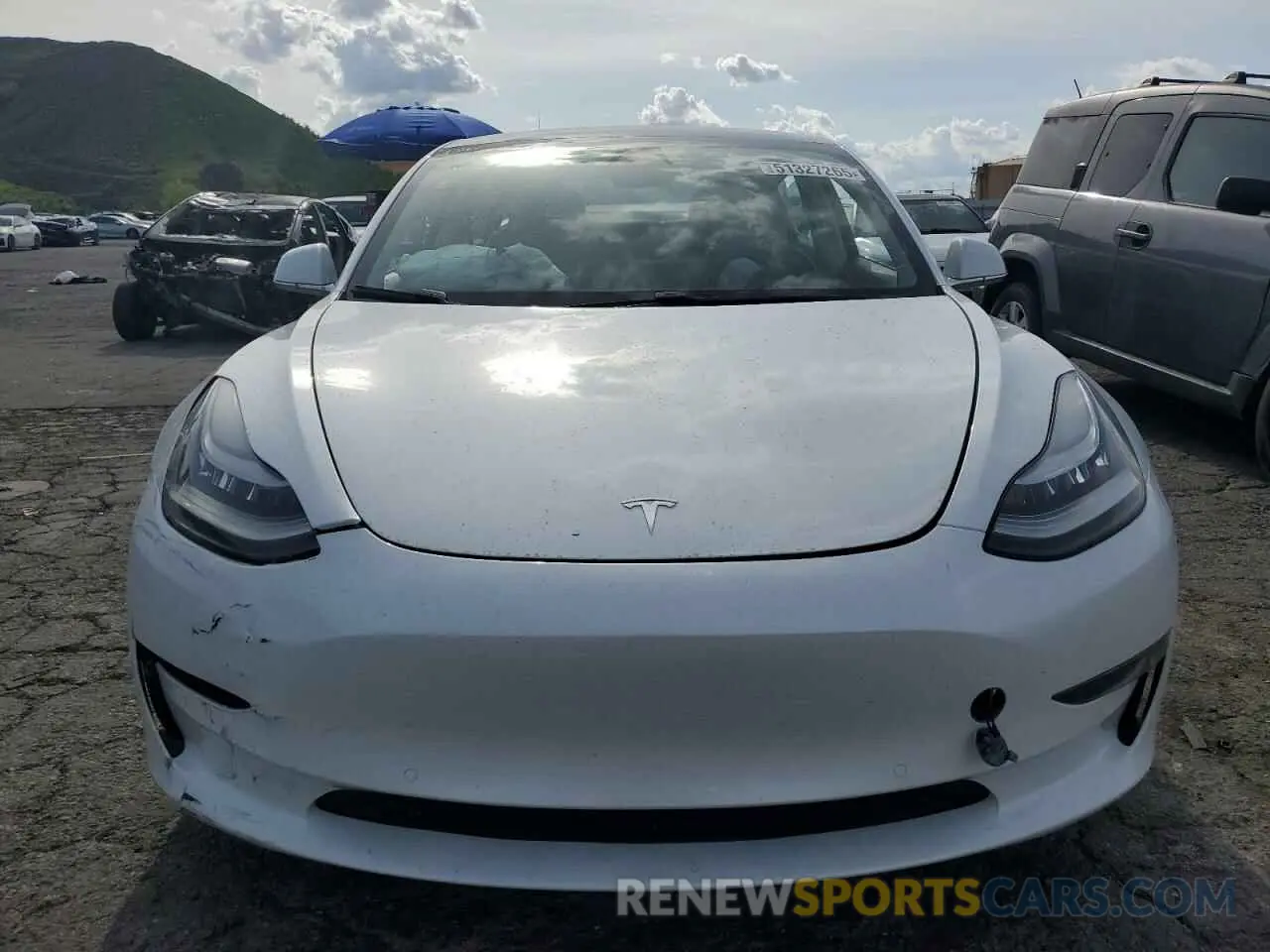 5 Photograph of a damaged car 5YJ3E1EA4LF745877 TESLA MODEL 3 2020