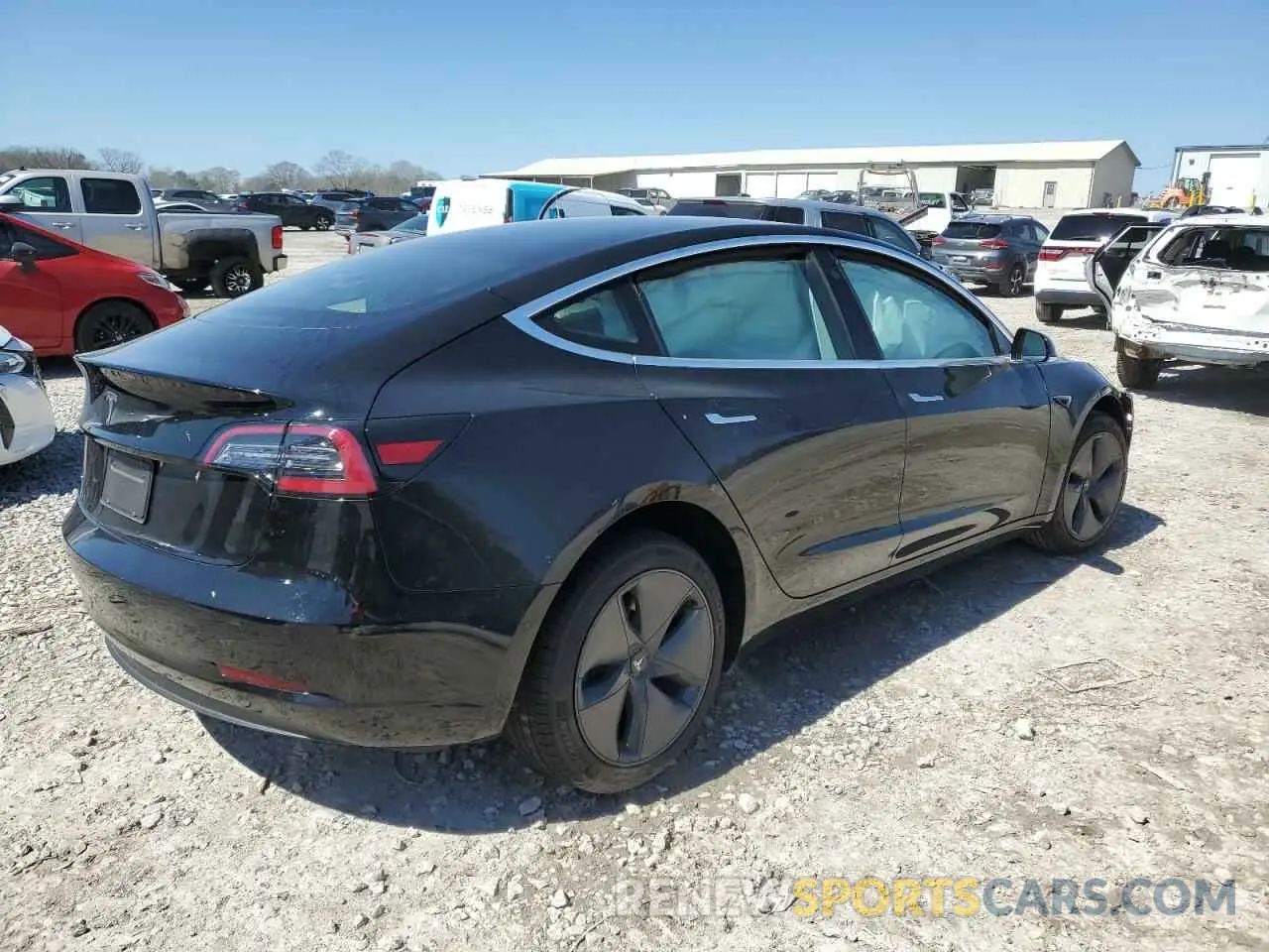 3 Photograph of a damaged car 5YJ3E1EA4LF784677 TESLA MODEL 3 2020