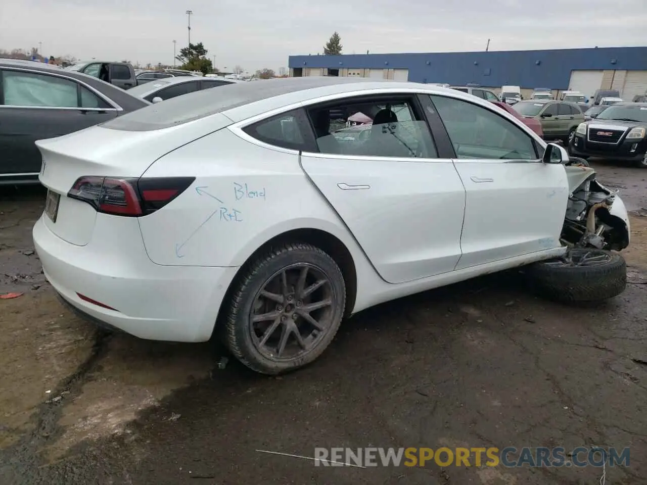 3 Photograph of a damaged car 5YJ3E1EA4LF792794 TESLA MODEL 3 2020