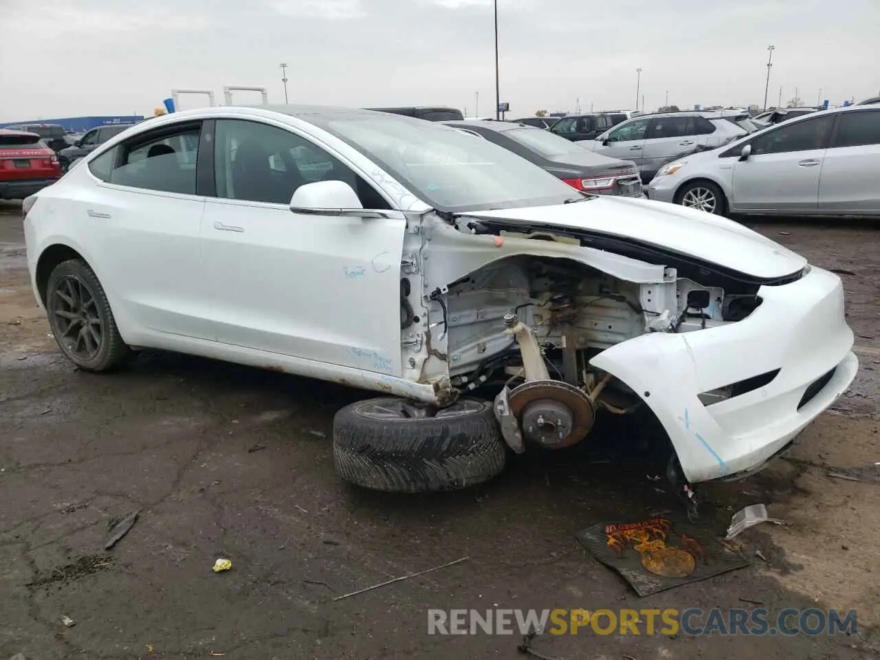 4 Photograph of a damaged car 5YJ3E1EA4LF792794 TESLA MODEL 3 2020