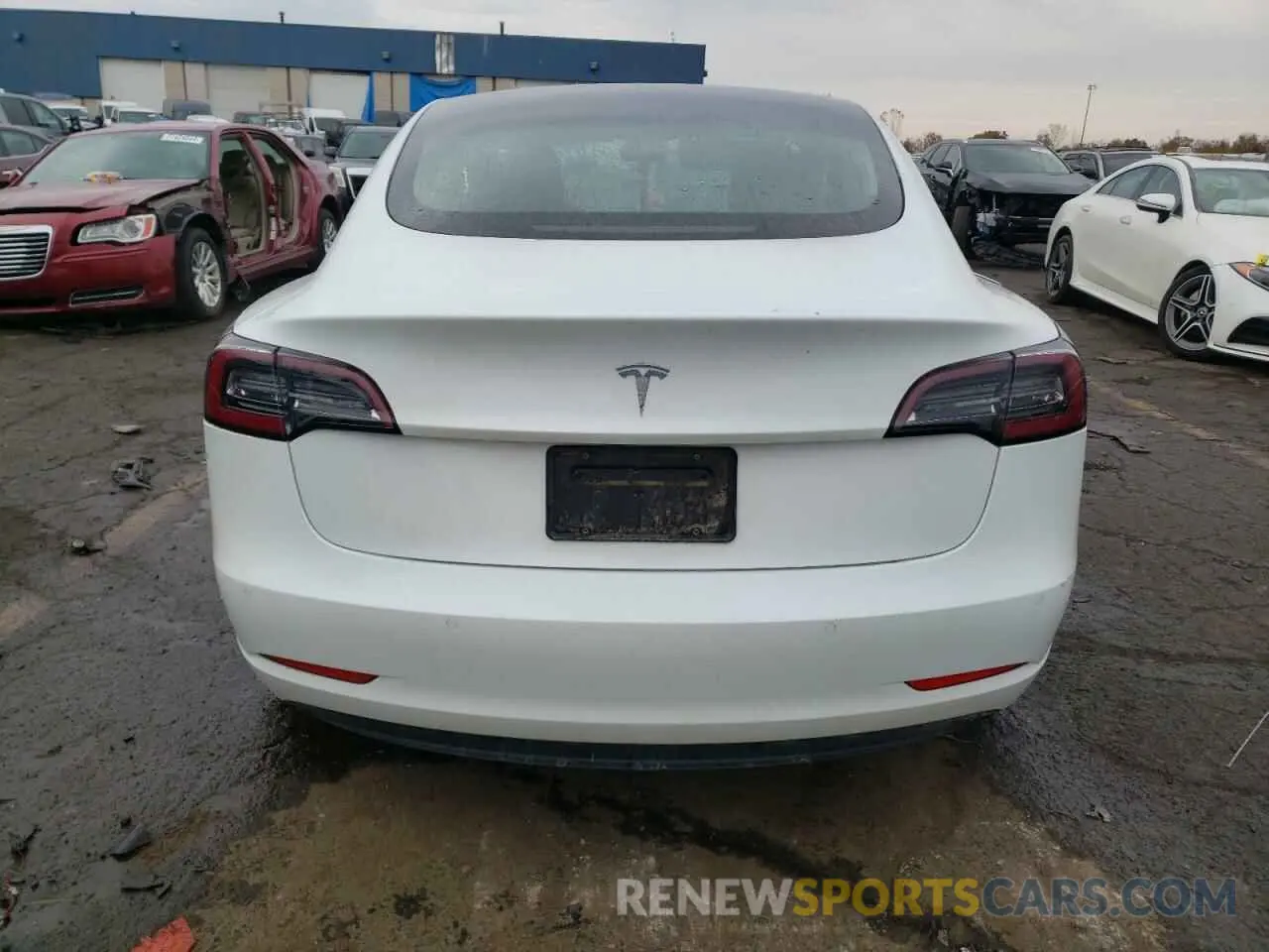 6 Photograph of a damaged car 5YJ3E1EA4LF792794 TESLA MODEL 3 2020