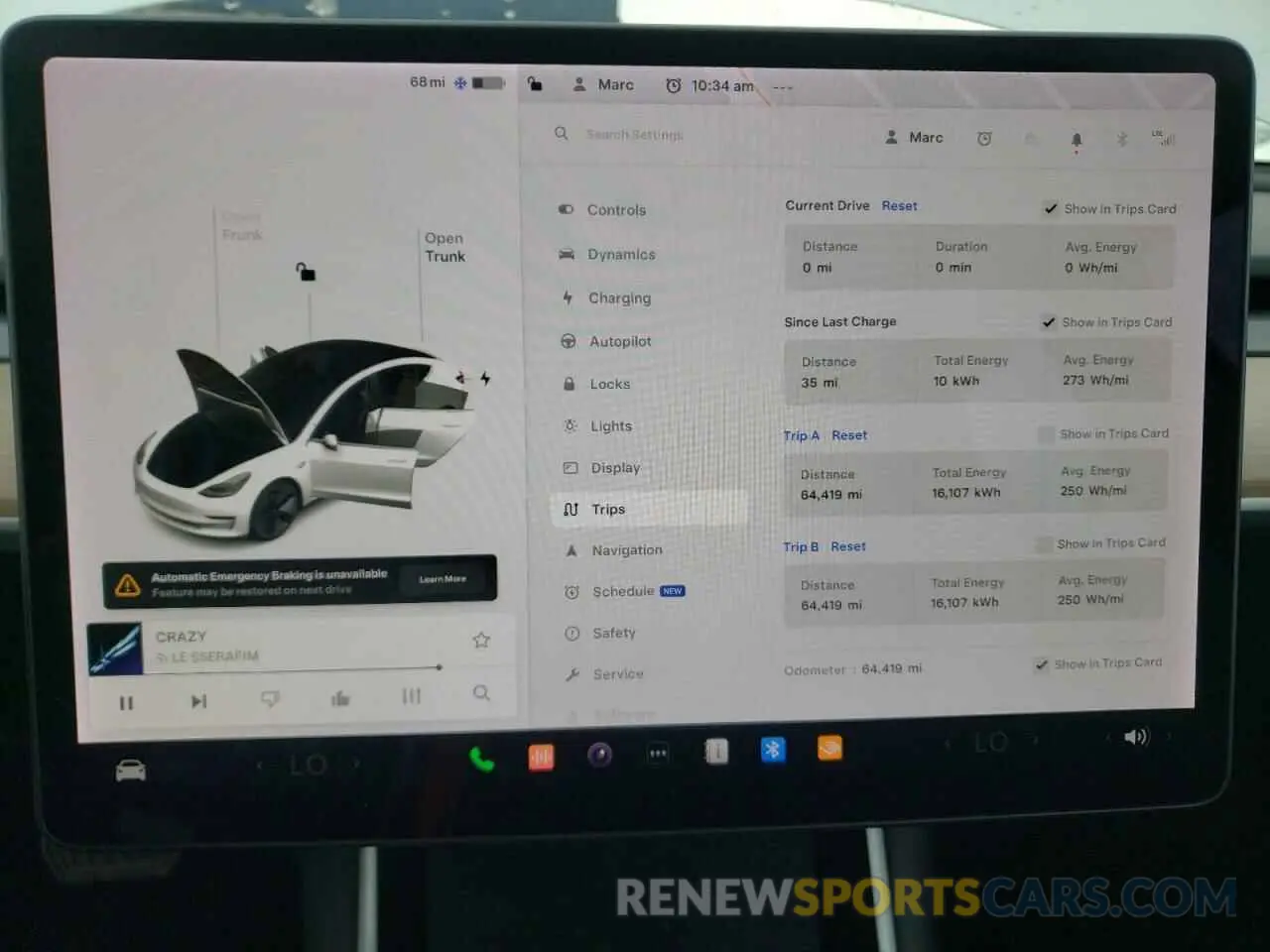 9 Photograph of a damaged car 5YJ3E1EA4LF792794 TESLA MODEL 3 2020