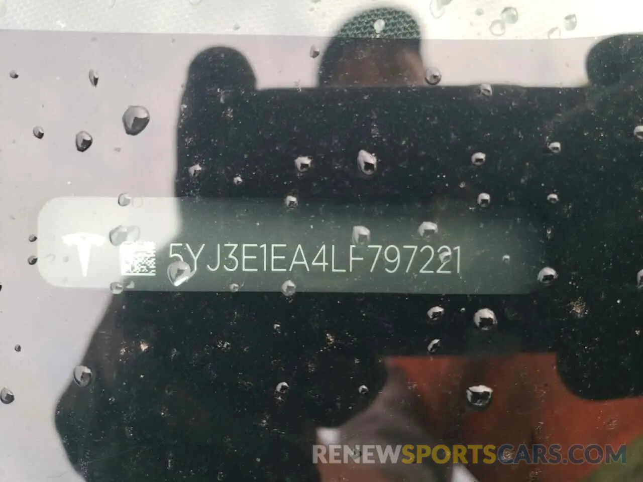 12 Photograph of a damaged car 5YJ3E1EA4LF797221 TESLA MODEL 3 2020