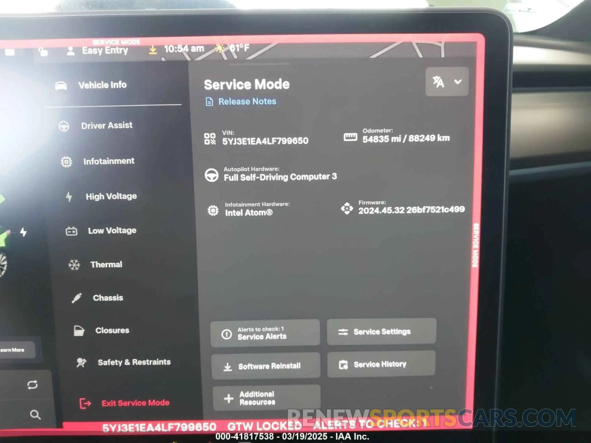 7 Photograph of a damaged car 5YJ3E1EA4LF799650 TESLA MODEL 3 2020