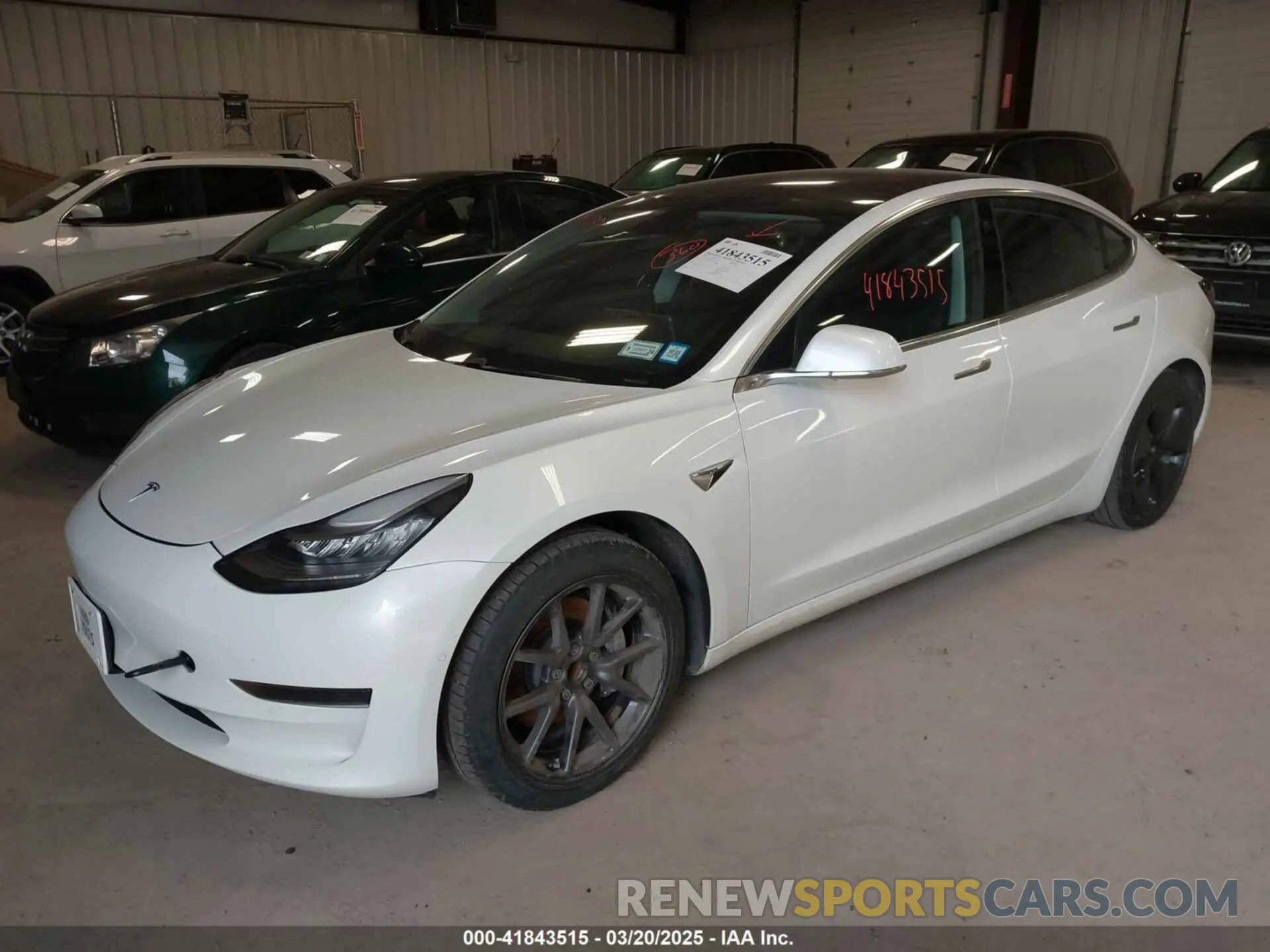 2 Photograph of a damaged car 5YJ3E1EA4LF802207 TESLA MODEL 3 2020