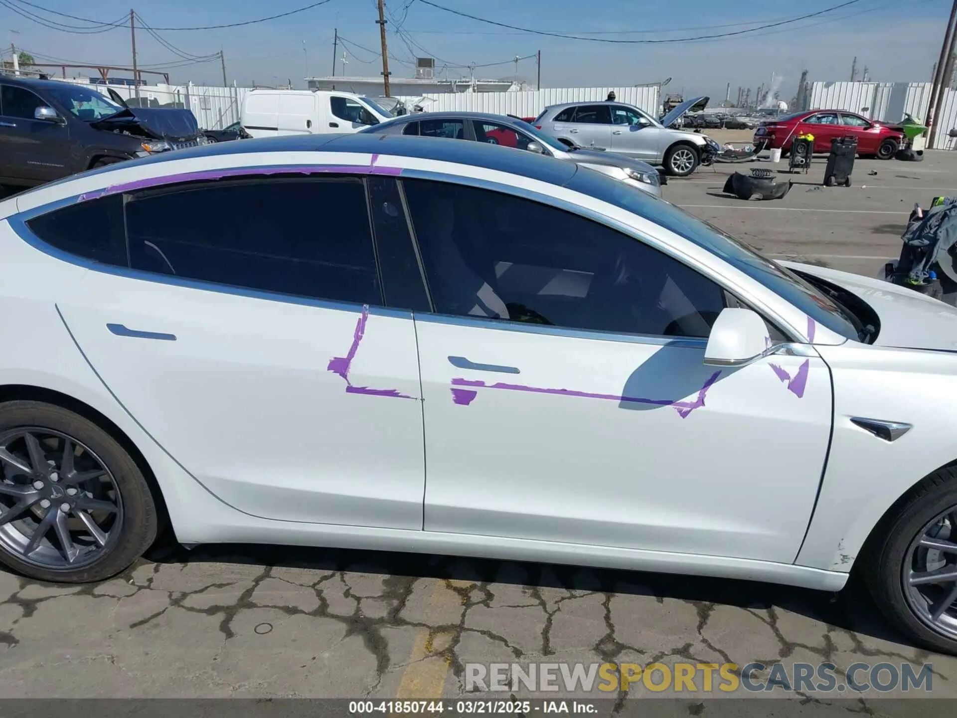 12 Photograph of a damaged car 5YJ3E1EA4LF805205 TESLA MODEL 3 2020