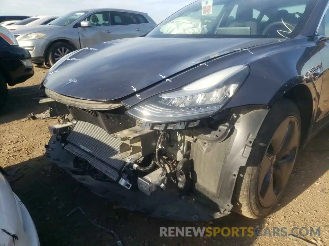 9 Photograph of a damaged car 5YJ3E1EA5LF495906 TESLA MODEL 3 2020