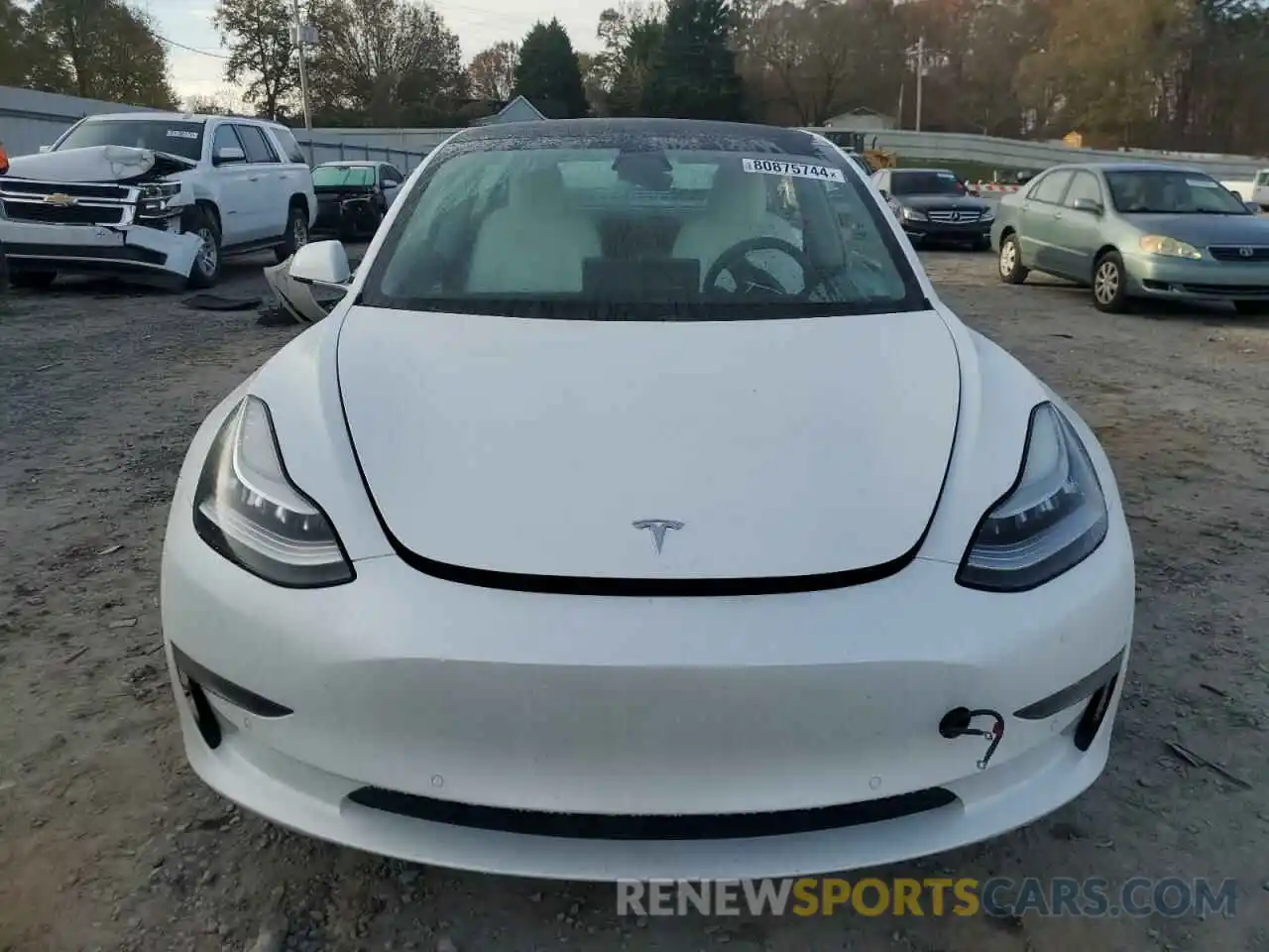 5 Photograph of a damaged car 5YJ3E1EA5LF509903 TESLA MODEL 3 2020