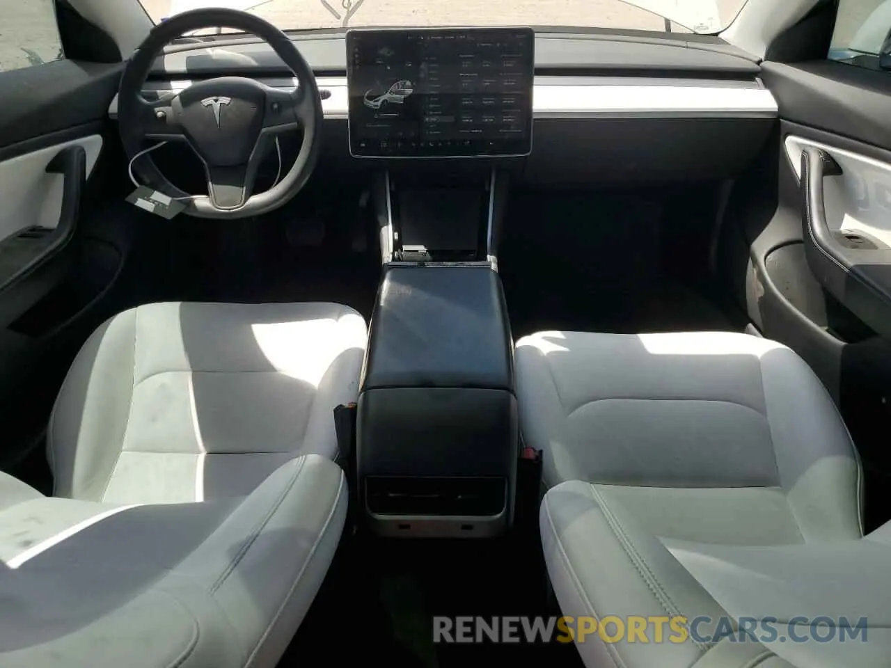 8 Photograph of a damaged car 5YJ3E1EA5LF599280 TESLA MODEL 3 2020