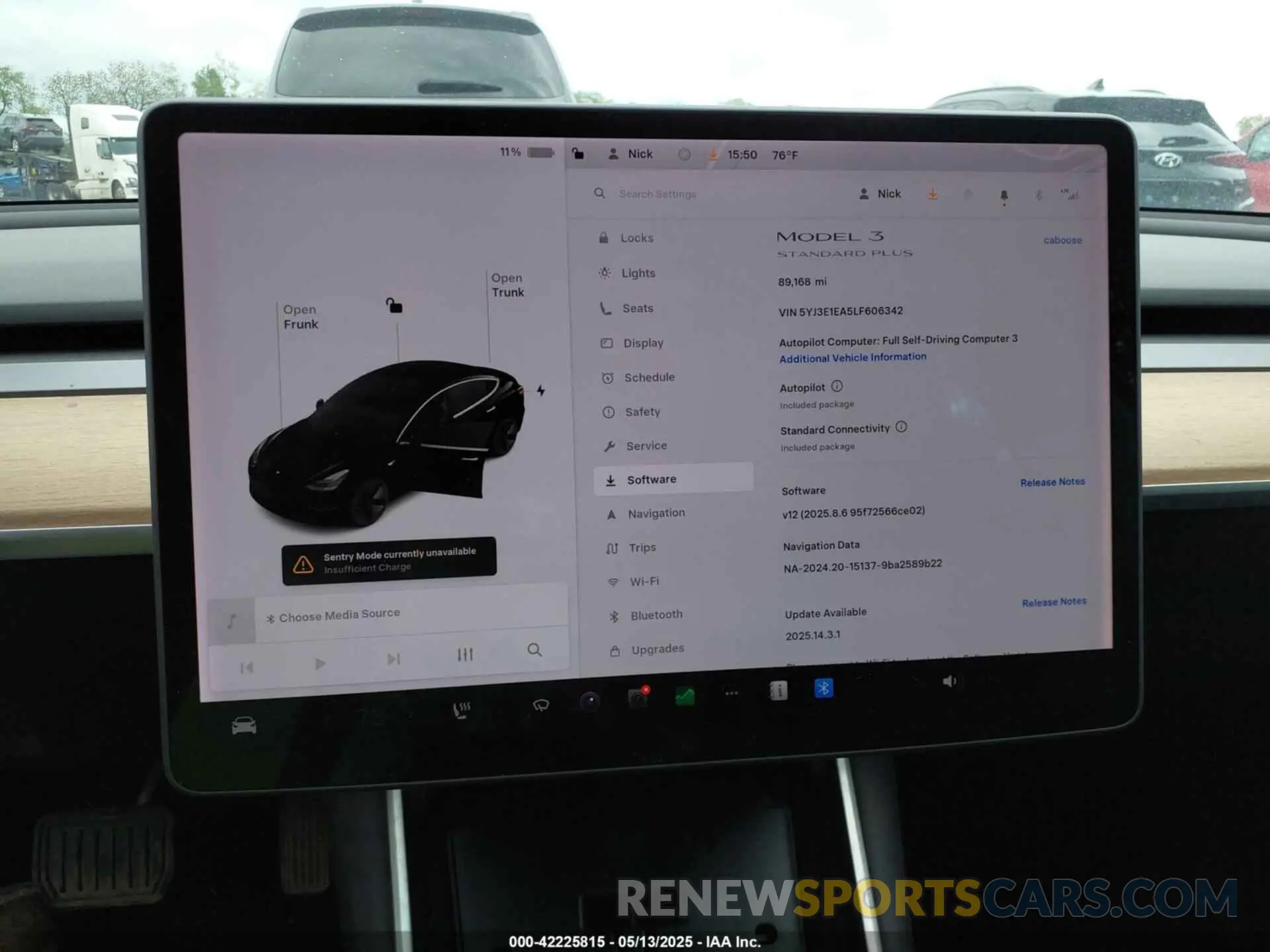 19 Photograph of a damaged car 5YJ3E1EA5LF606342 TESLA MODEL 3 2020