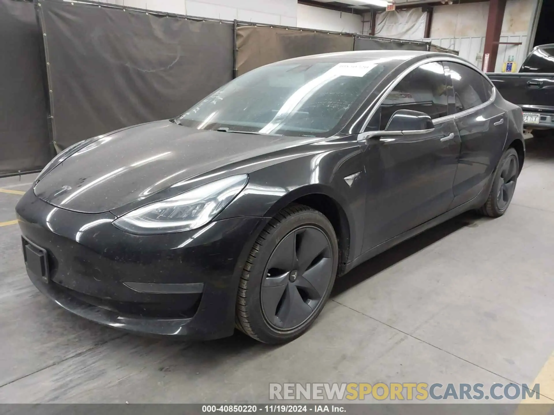 2 Photograph of a damaged car 5YJ3E1EA5LF609287 TESLA MODEL 3 2020