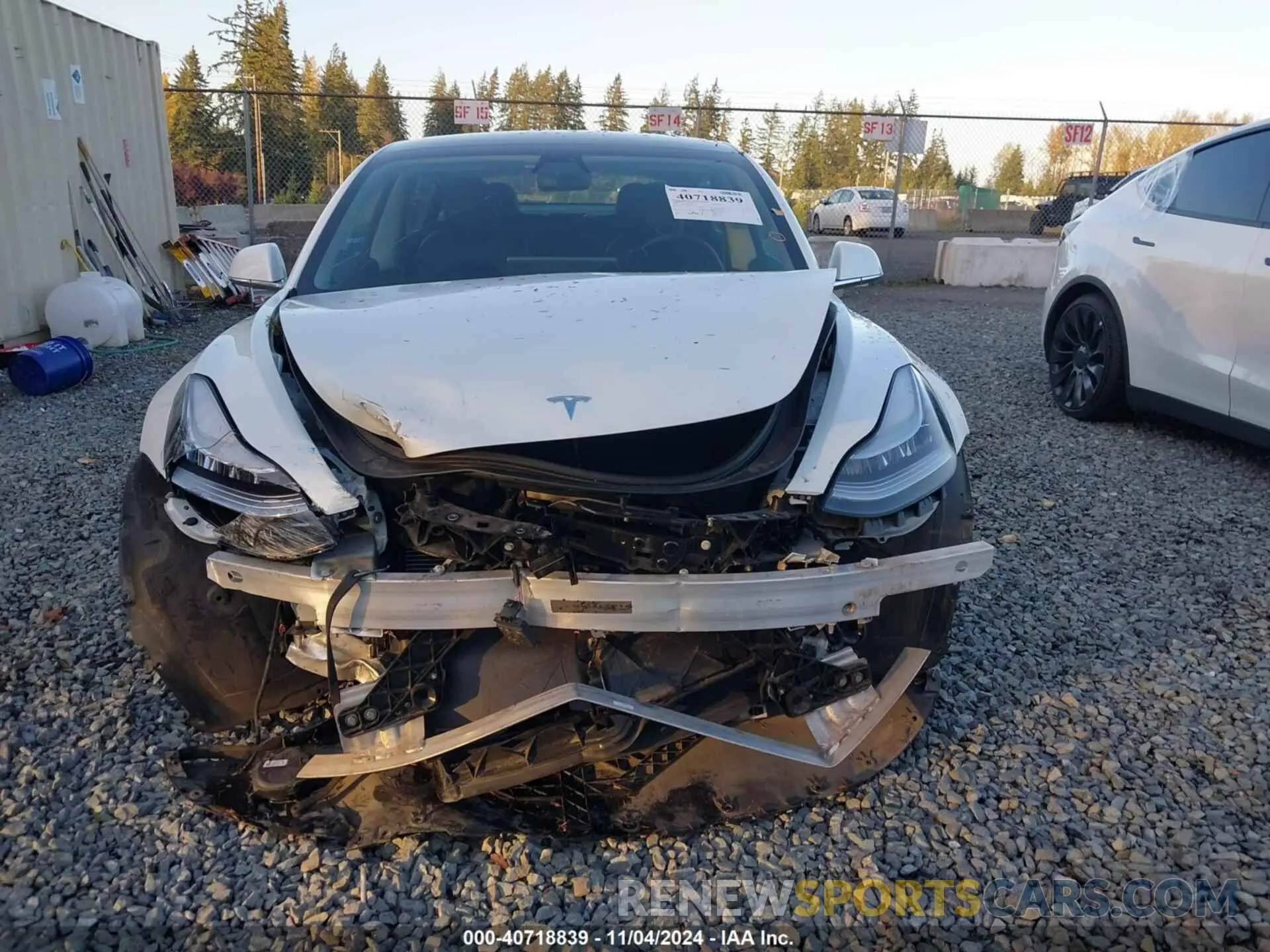 13 Photograph of a damaged car 5YJ3E1EA5LF613338 TESLA MODEL 3 2020