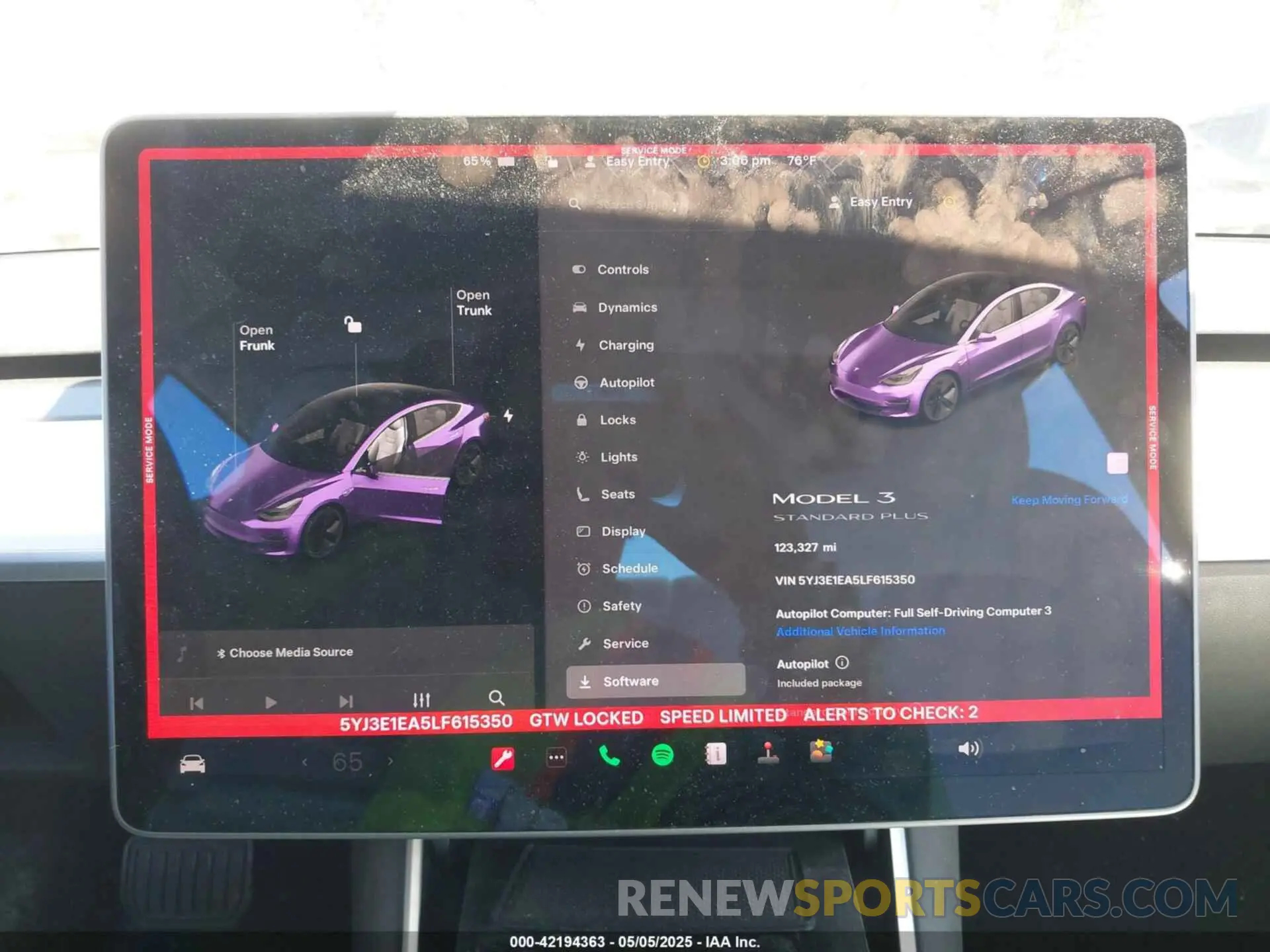 18 Photograph of a damaged car 5YJ3E1EA5LF615350 TESLA MODEL 3 2020