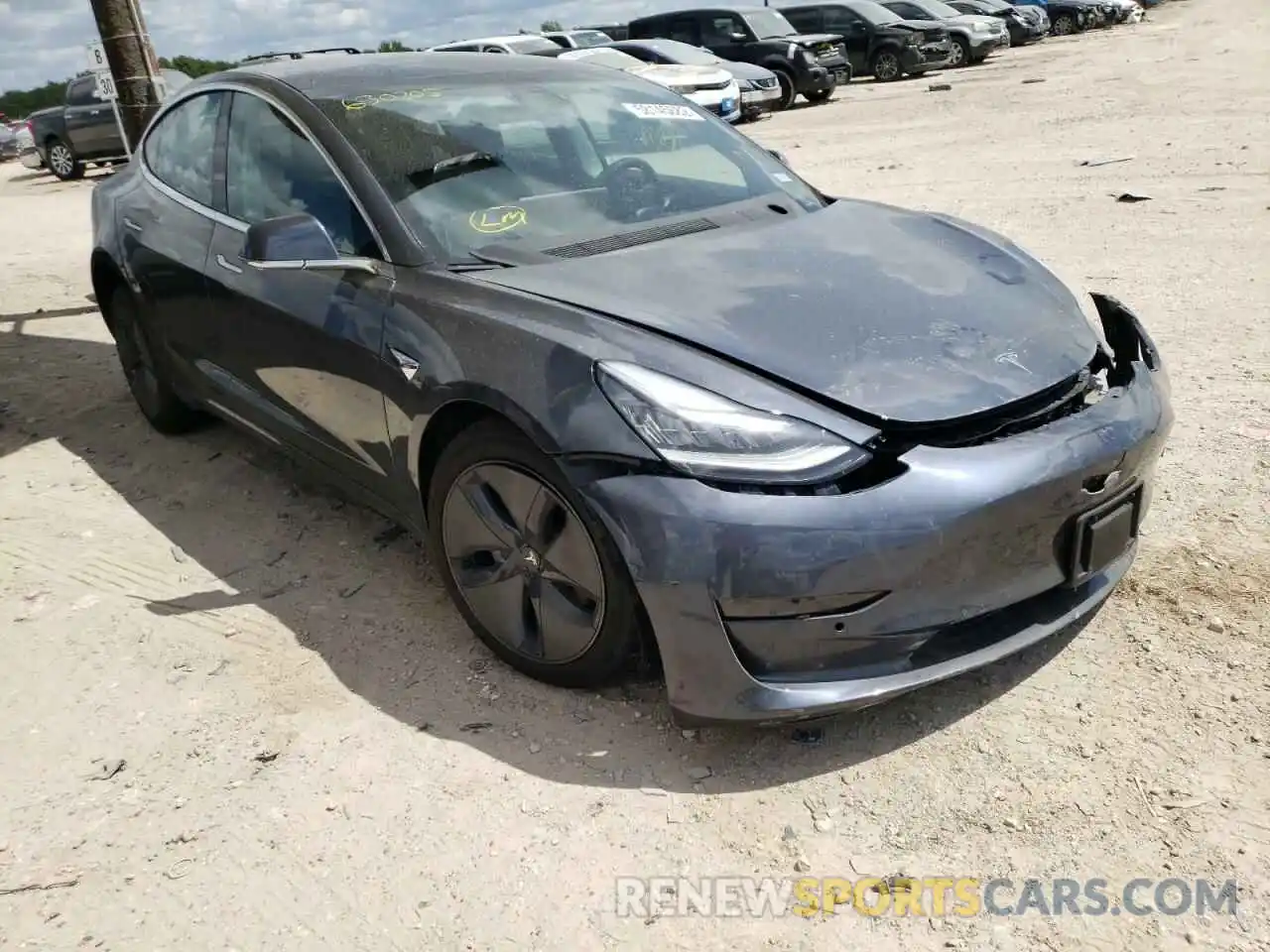 1 Photograph of a damaged car 5YJ3E1EA5LF630205 TESLA MODEL 3 2020