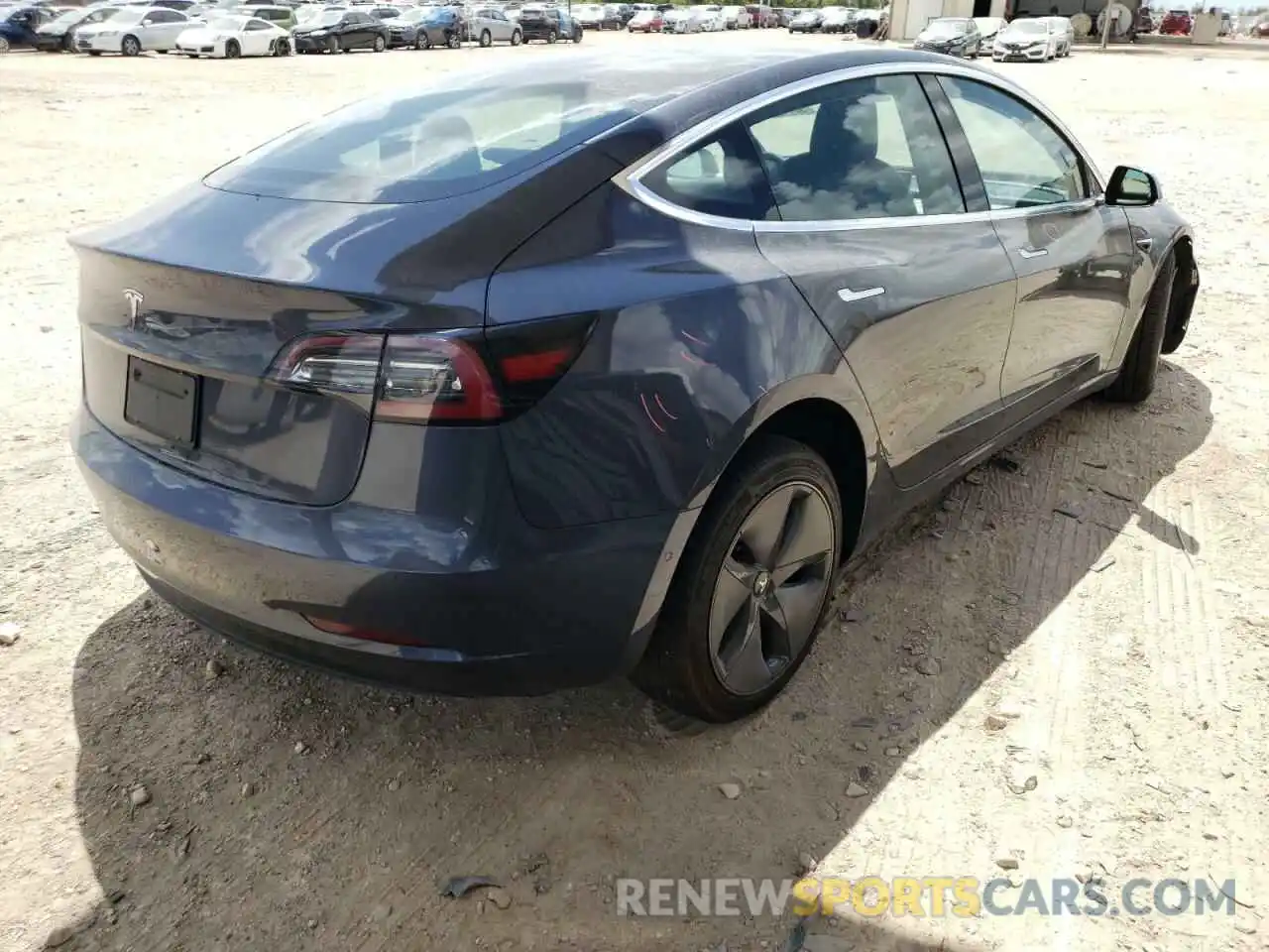 4 Photograph of a damaged car 5YJ3E1EA5LF630205 TESLA MODEL 3 2020