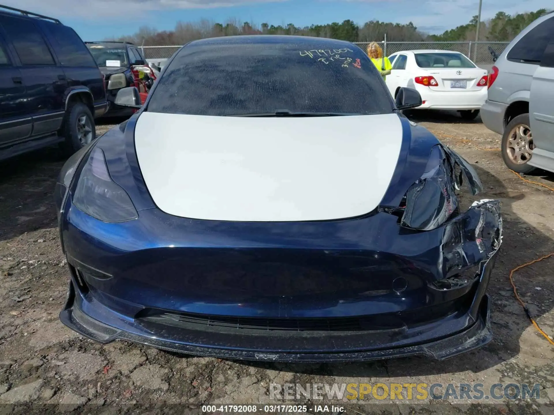 12 Photograph of a damaged car 5YJ3E1EA5LF632083 TESLA MODEL 3 2020