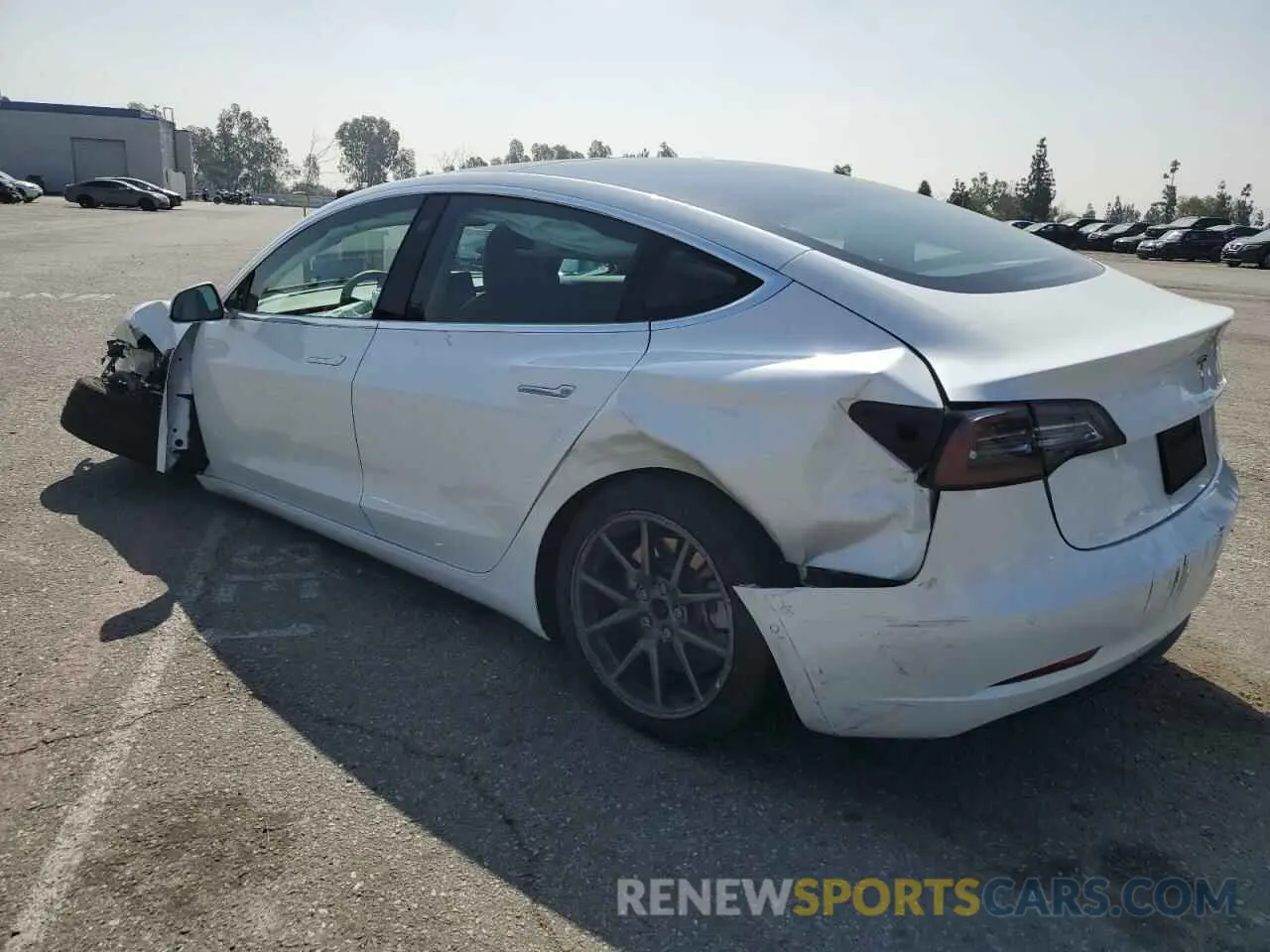 2 Photograph of a damaged car 5YJ3E1EA5LF632178 TESLA MODEL 3 2020