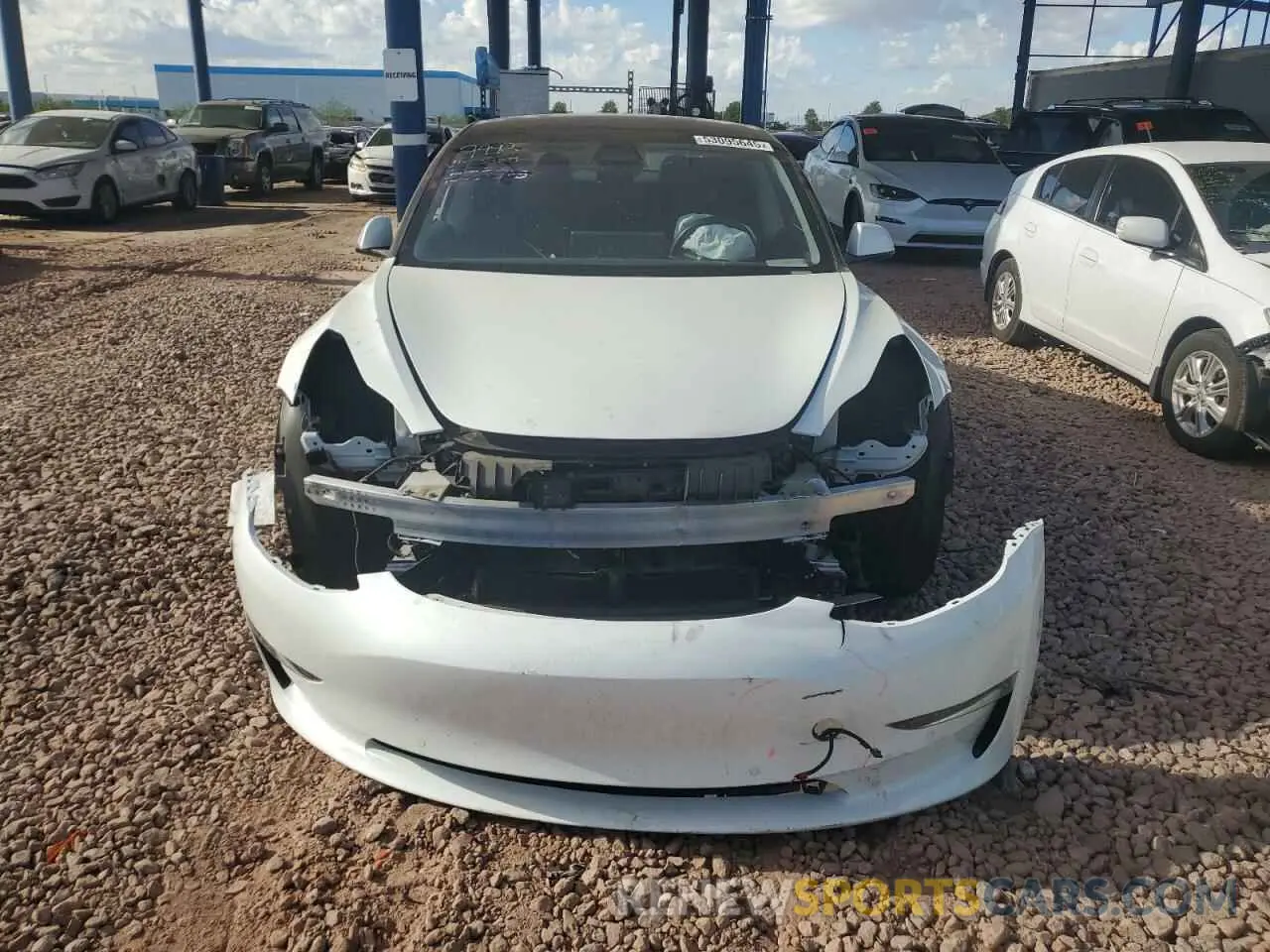 5 Photograph of a damaged car 5YJ3E1EA5LF633069 TESLA MODEL 3 2020