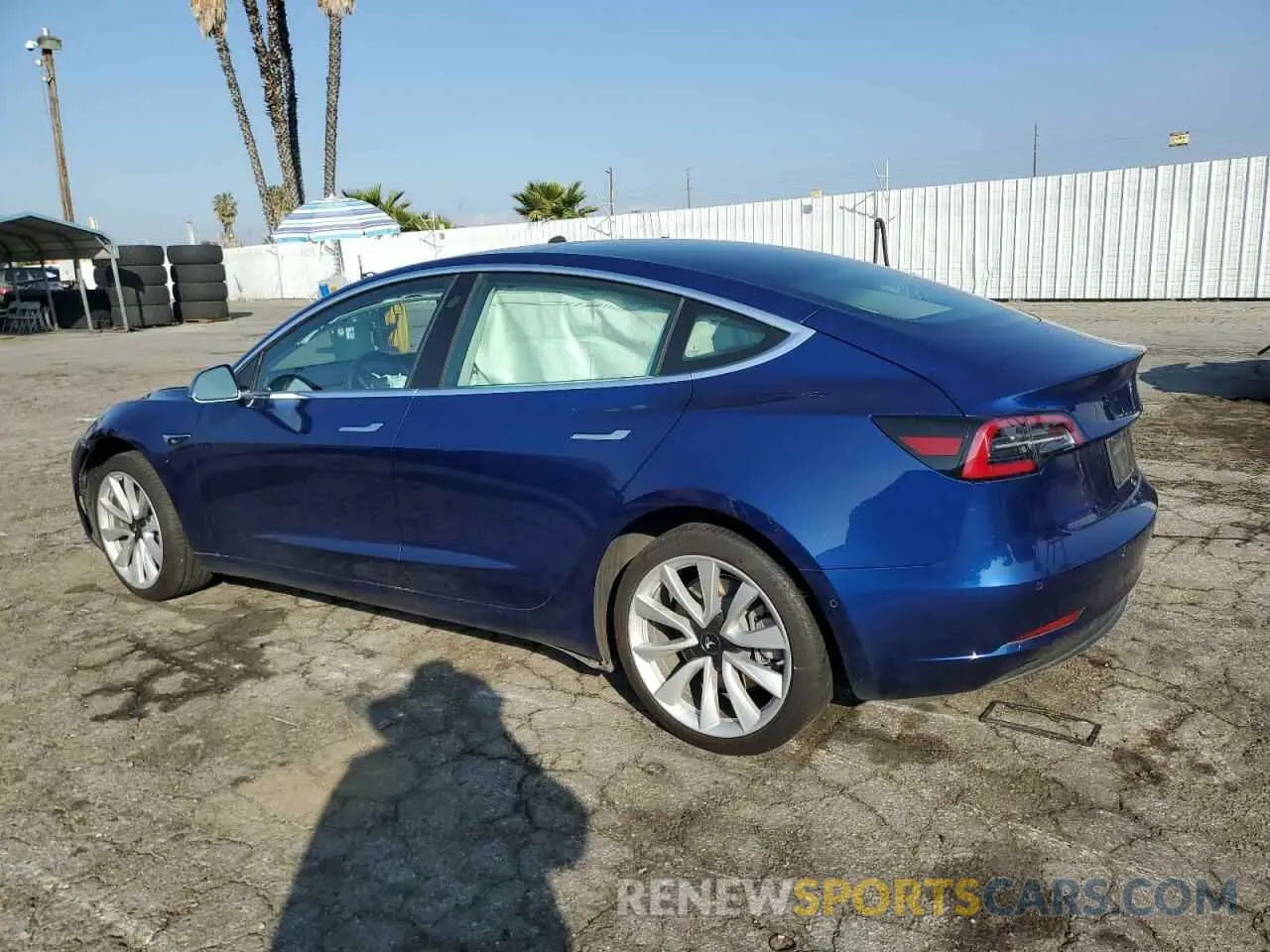2 Photograph of a damaged car 5YJ3E1EA5LF634013 TESLA MODEL 3 2020