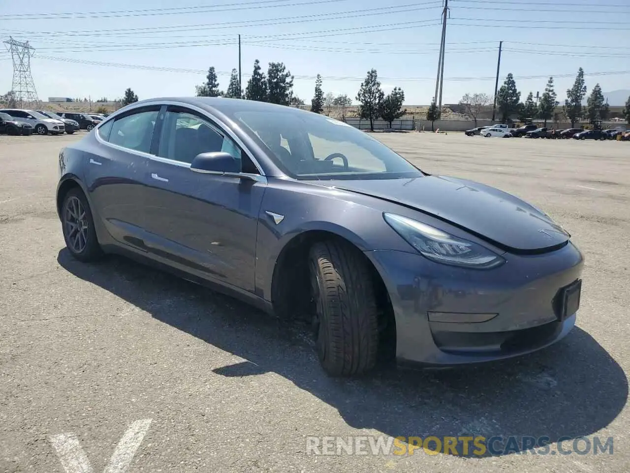 4 Photograph of a damaged car 5YJ3E1EA5LF644296 TESLA MODEL 3 2020