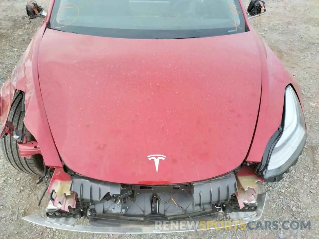 7 Photograph of a damaged car 5YJ3E1EA5LF644492 TESLA MODEL 3 2020