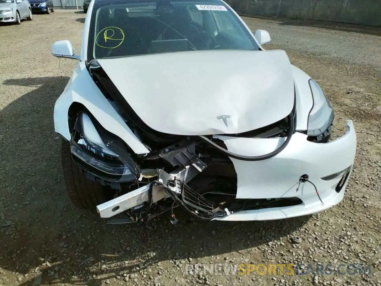 9 Photograph of a damaged car 5YJ3E1EA5LF644850 TESLA MODEL 3 2020