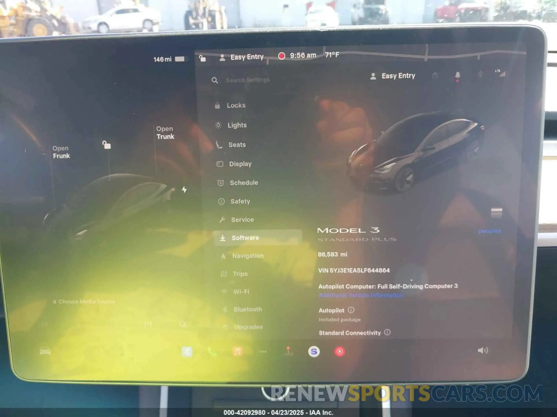 17 Photograph of a damaged car 5YJ3E1EA5LF644864 TESLA MODEL 3 2020