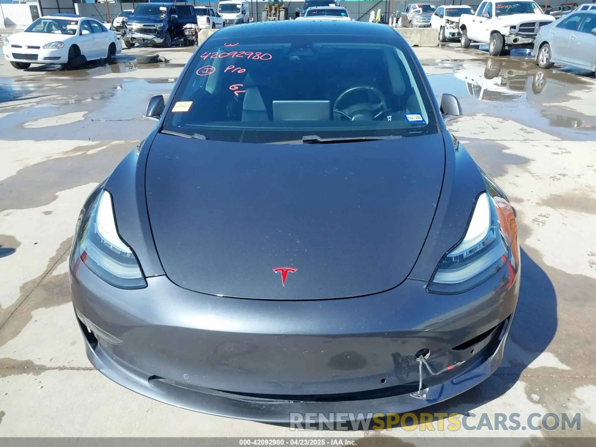 6 Photograph of a damaged car 5YJ3E1EA5LF644864 TESLA MODEL 3 2020