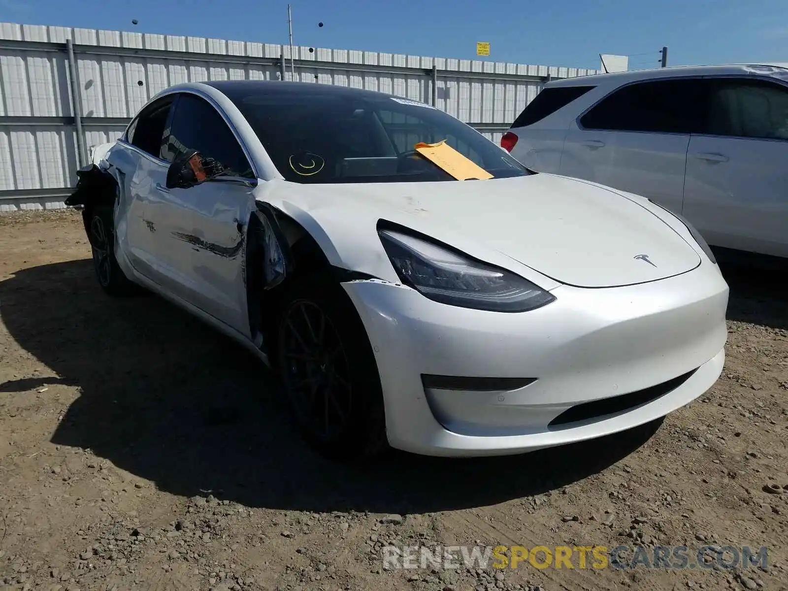 1 Photograph of a damaged car 5YJ3E1EA5LF659266 TESLA MODEL 3 2020