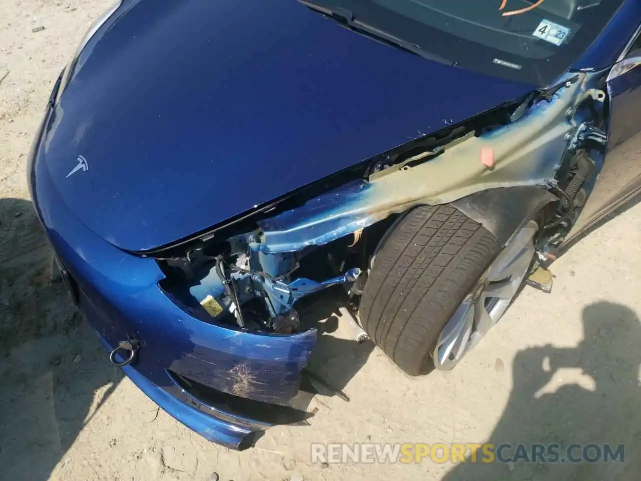 9 Photograph of a damaged car 5YJ3E1EA5LF661356 TESLA MODEL 3 2020