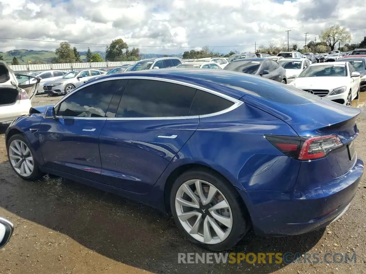 2 Photograph of a damaged car 5YJ3E1EA5LF661406 TESLA MODEL 3 2020
