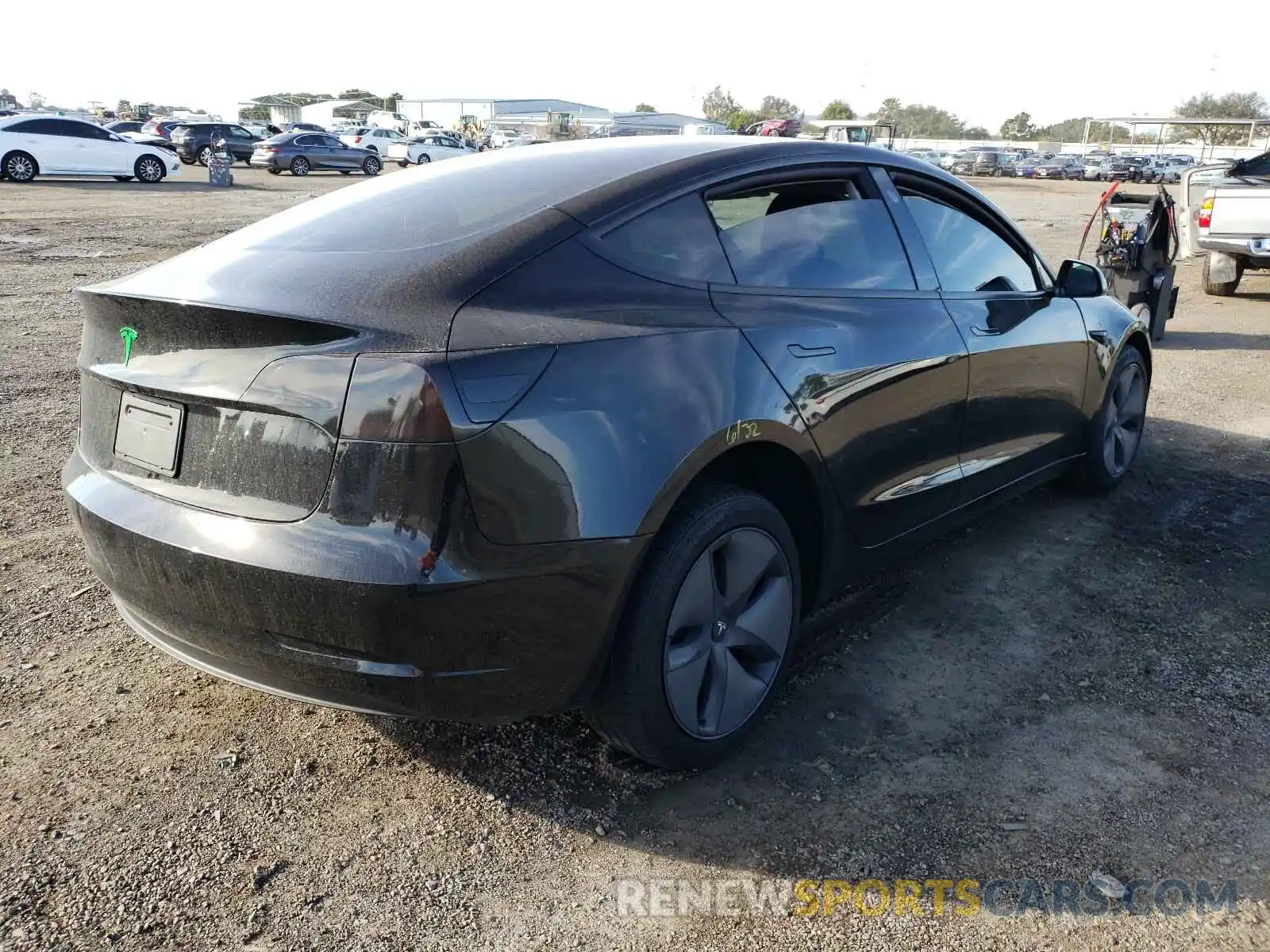 3 Photograph of a damaged car 5YJ3E1EA5LF704691 TESLA MODEL 3 2020