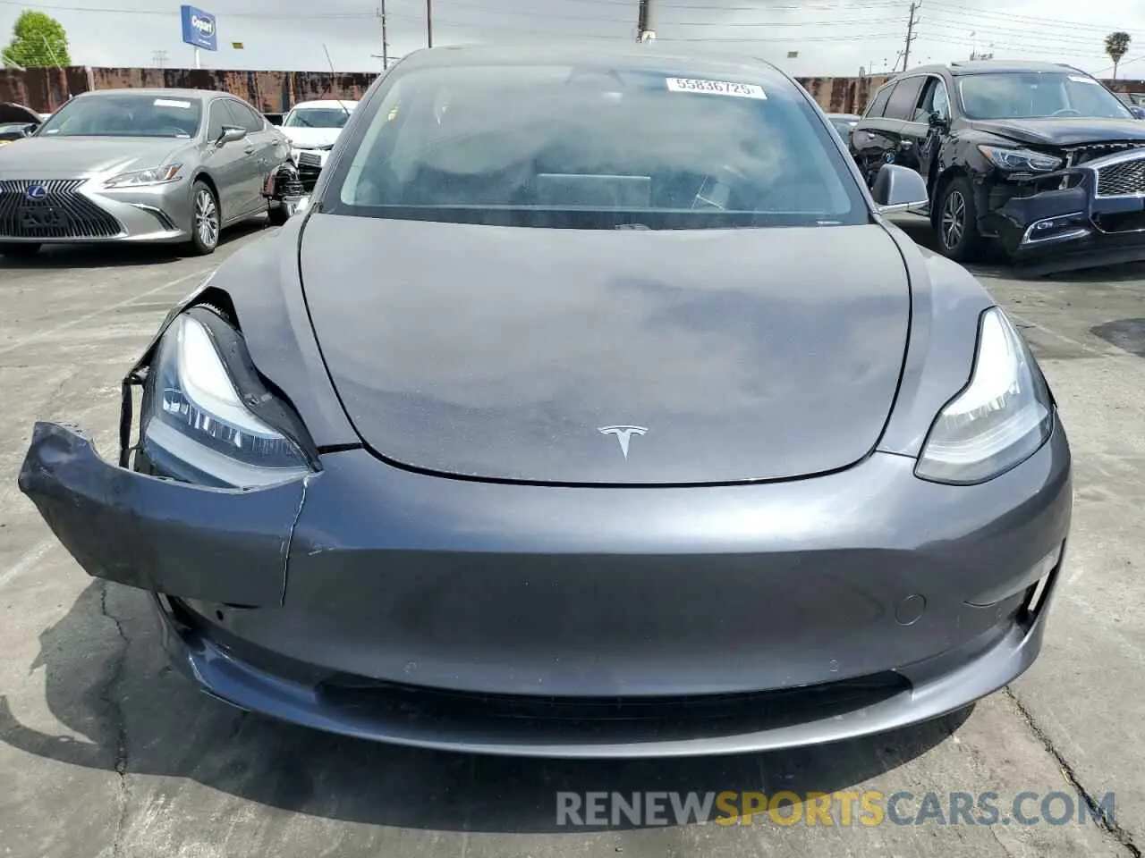 5 Photograph of a damaged car 5YJ3E1EA5LF704996 TESLA MODEL 3 2020