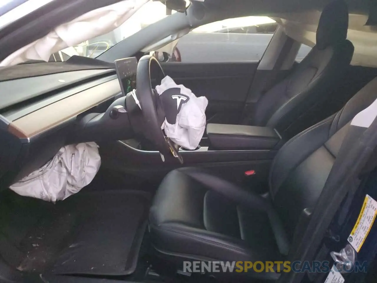 7 Photograph of a damaged car 5YJ3E1EA5LF707137 TESLA MODEL 3 2020